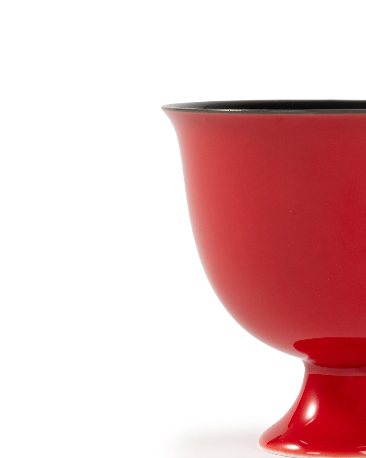 CRAFILAB | Vermilion Red & Tall Footed Teacup