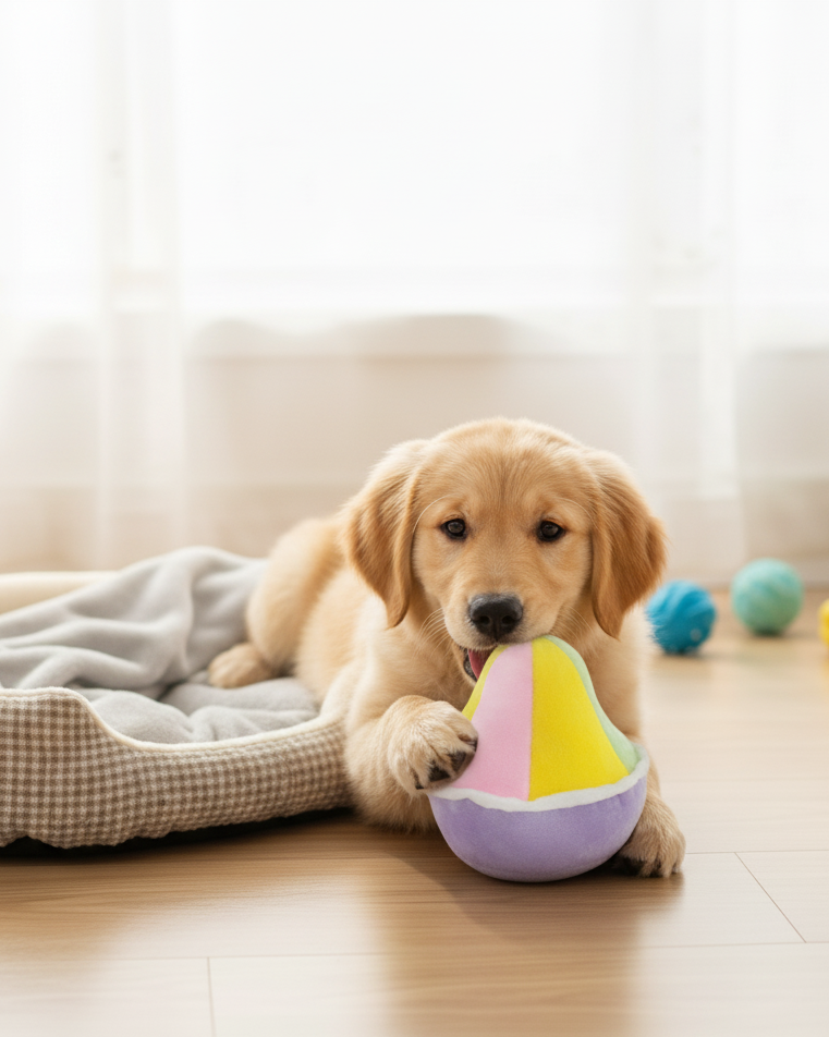 NOM | Waggle Ice Kachang Squeakie Chew Toy