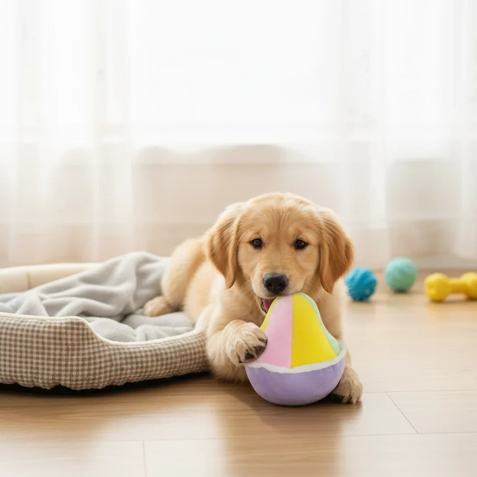 NOM | Waggle Ice Kachang Squeakie Chew Toy