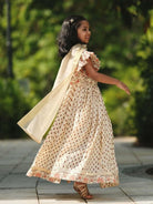 NIMBU | Nia Girls Lehenga Choli Skirt Top in Muslin Cotton