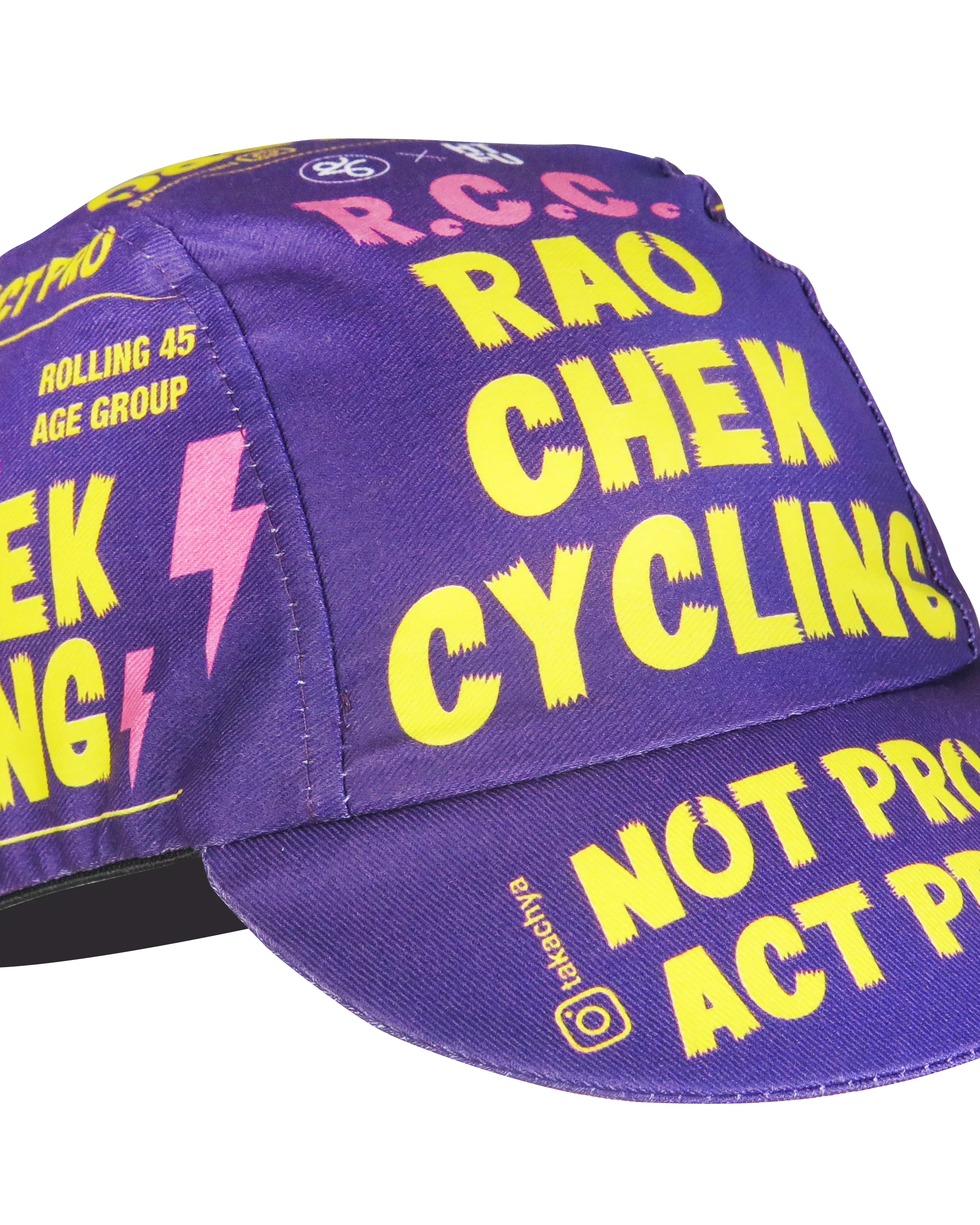 A DESIGN BY TAKACHYA | TKC X HTFU - RAO CHEK CYCLING | YELLOW, PURPLE, RED