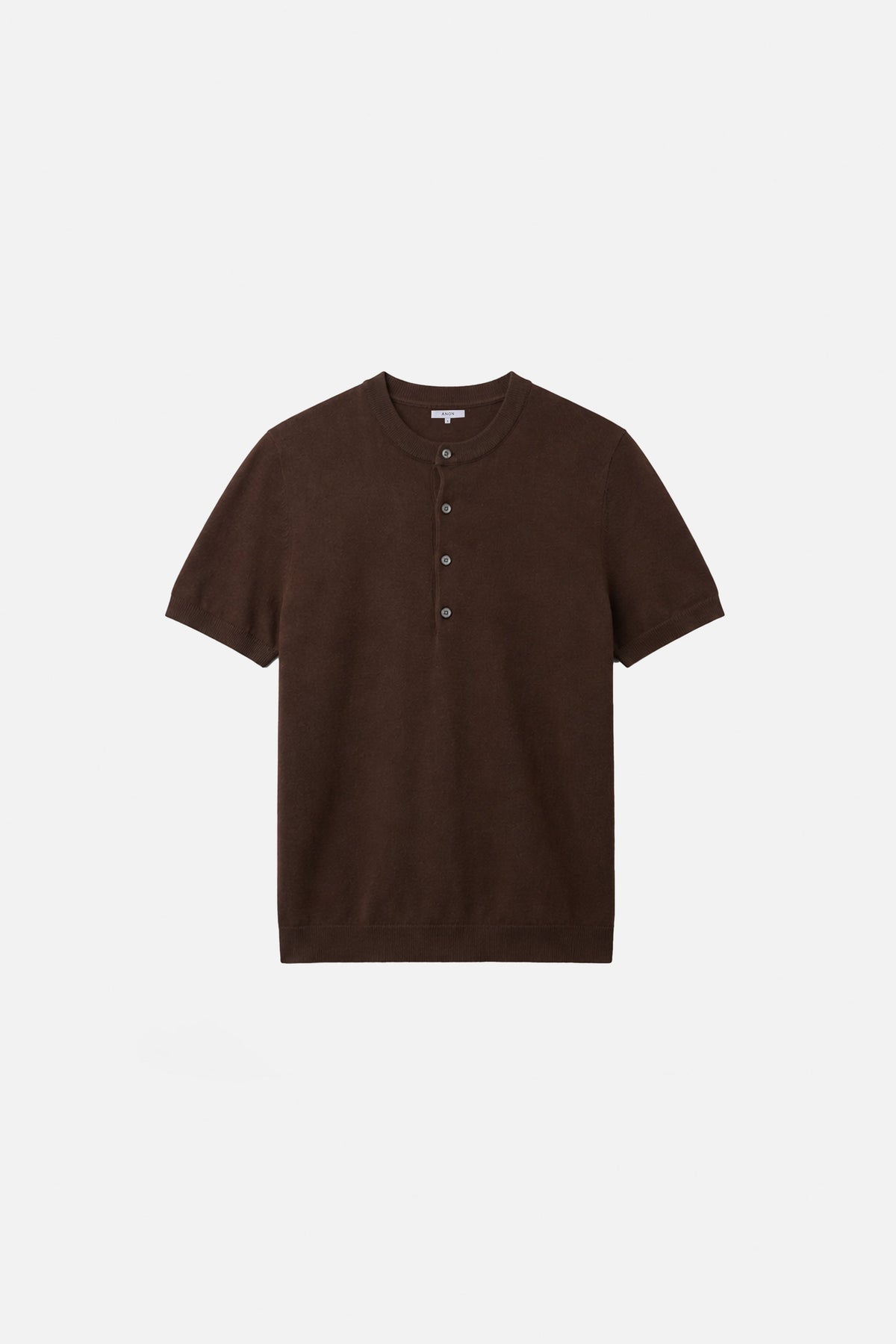 HOUSE OF HOUSE OF ANON PTE. LTD. | Sven Henley Knit Short Sleeve Top