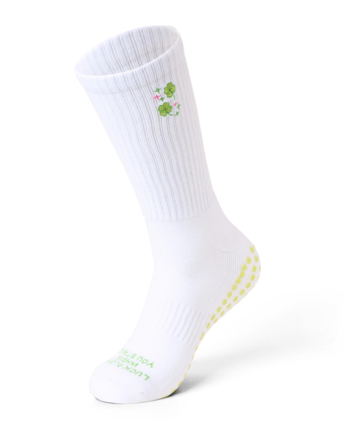 TALKING TOES | Clover Glow Grip Sock