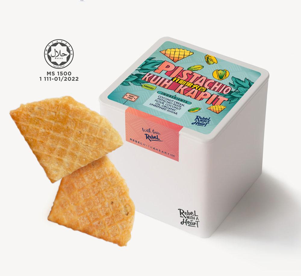RWAH CONFECTIONS | Pistachio Kuih Kapit