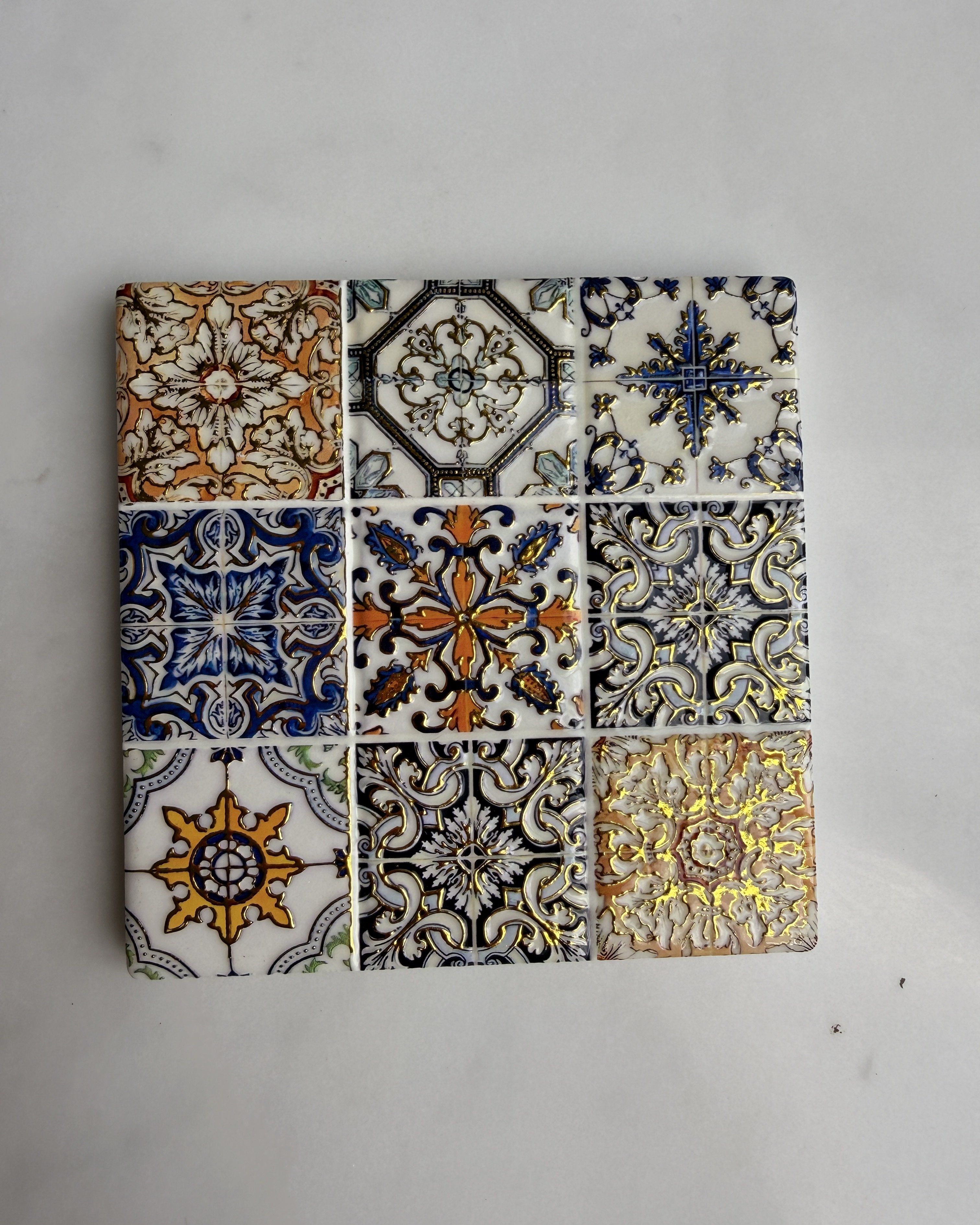 PHOTO PHACTORY | Golden Mosaic Coaster