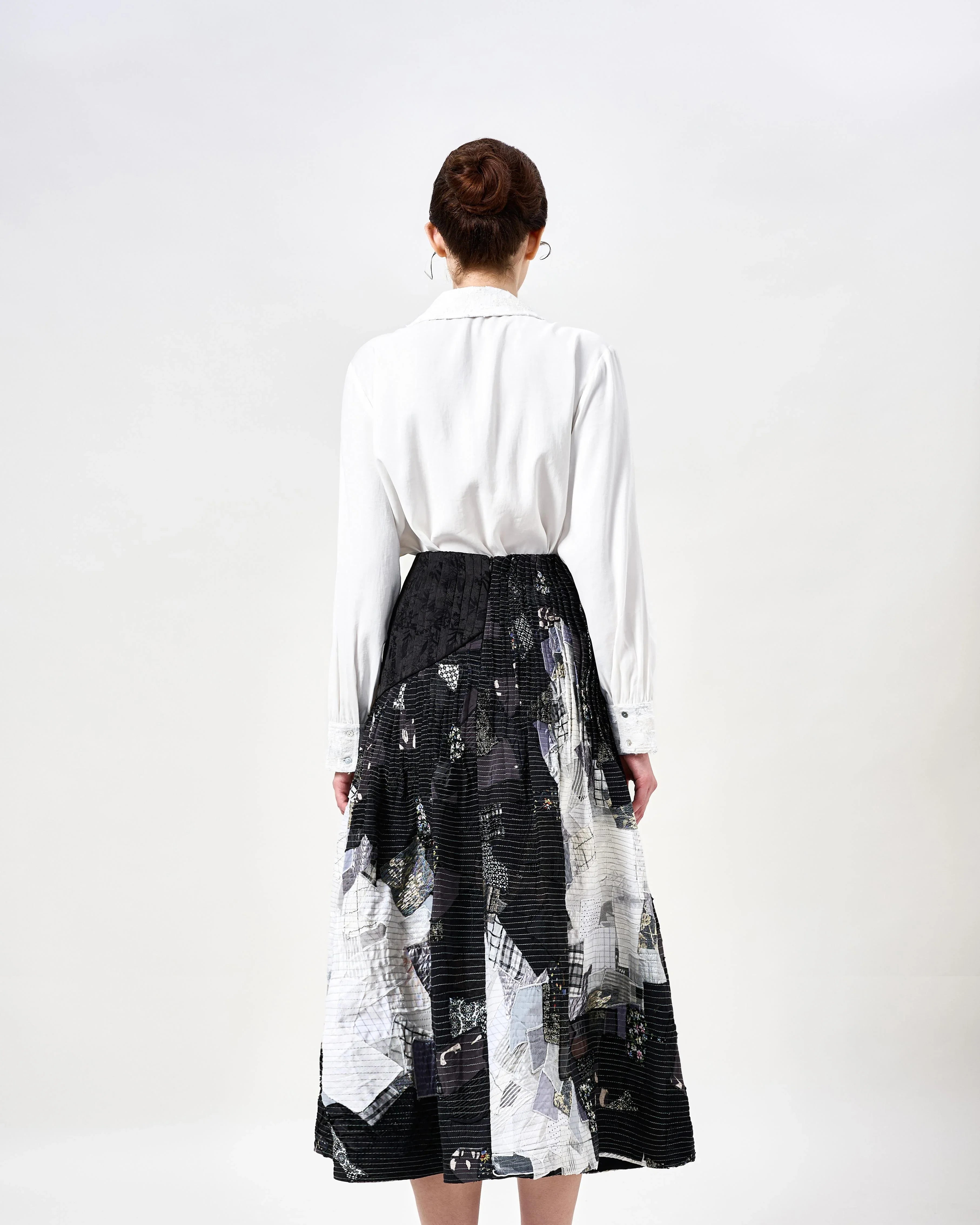 KHAAR | March Flower Midi Skirt