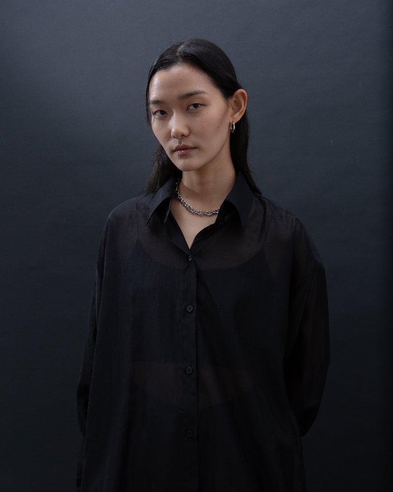 SAERO COLLECTIVE | Malgeun Tencel Shirt | Black