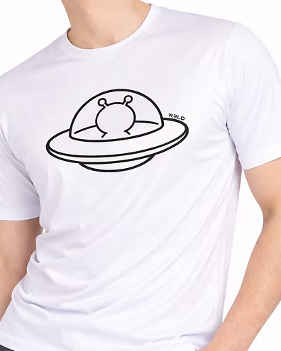 W:RLD | Limited Edition UFO Tee White