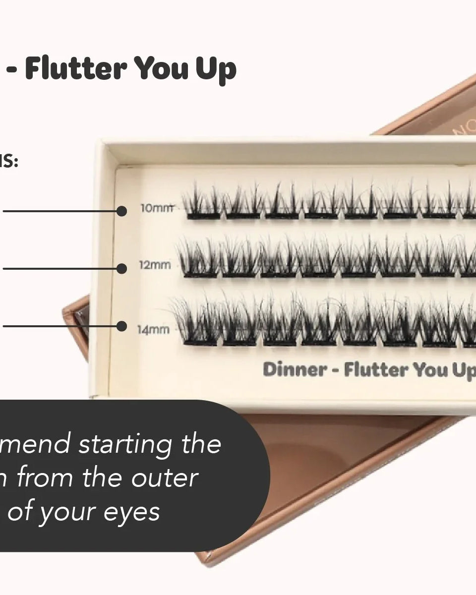 NODSPARK | Dinner Flutter You Up Lazy Lashes