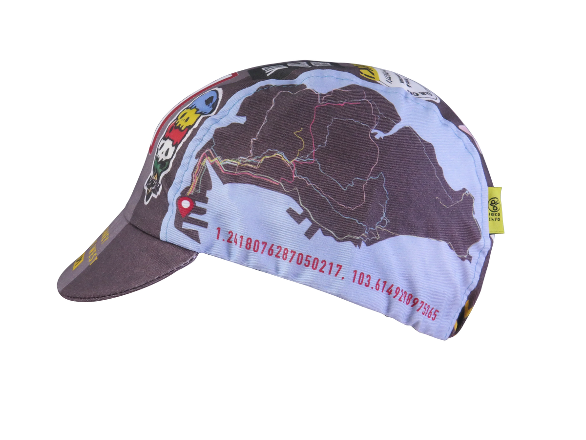 A DESIGN BY TAKACHYA | Cycling Cap - Mission to Tuas