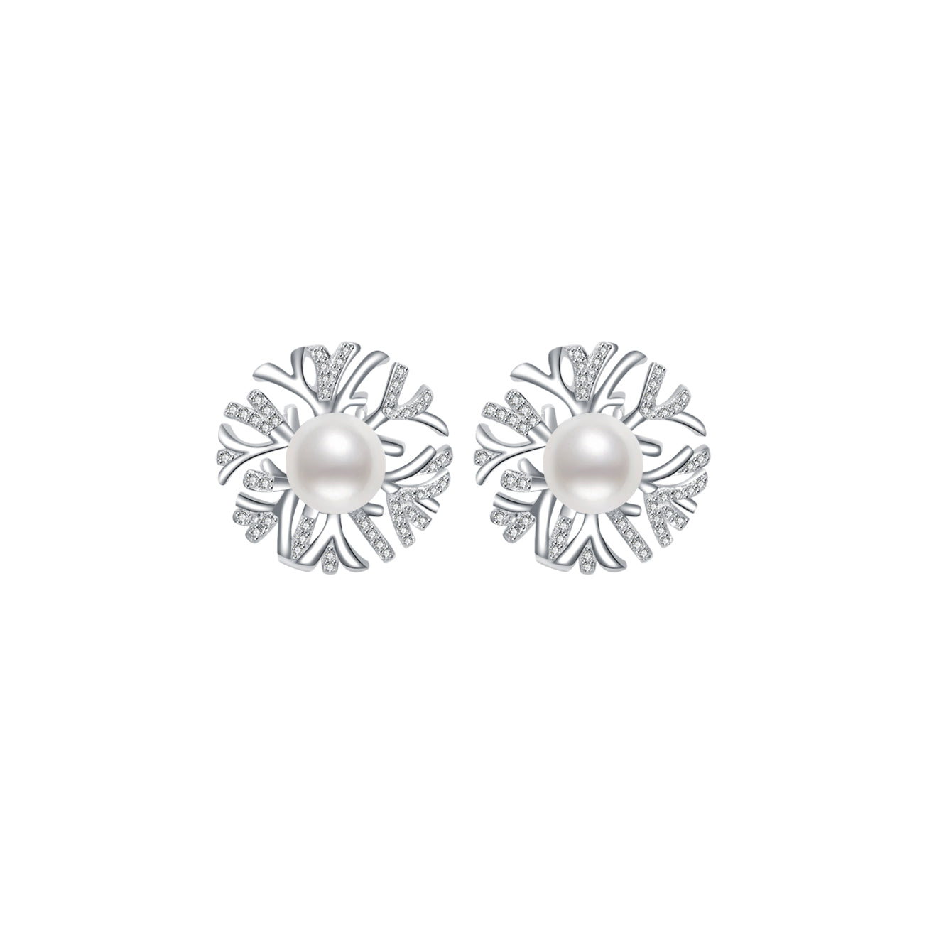 PEARLY LUSTRE | Elegant Freshwater Pearl Earrings WE00502 | GARDENS