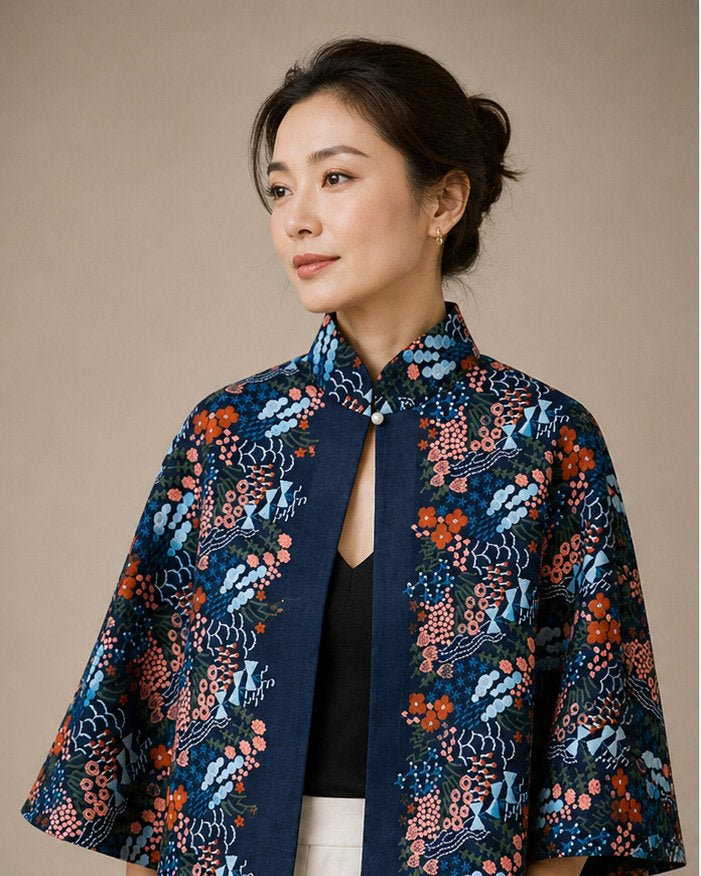 PAOPAO | 绣 XIU Floral Embroidery Cape (XIU-N)