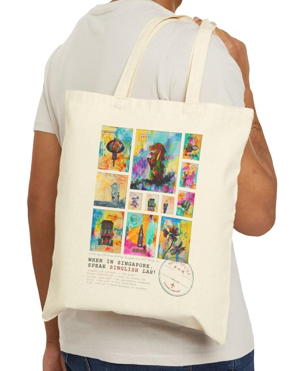 KELLY SER ATELIER | Singapore Collage: Totebag