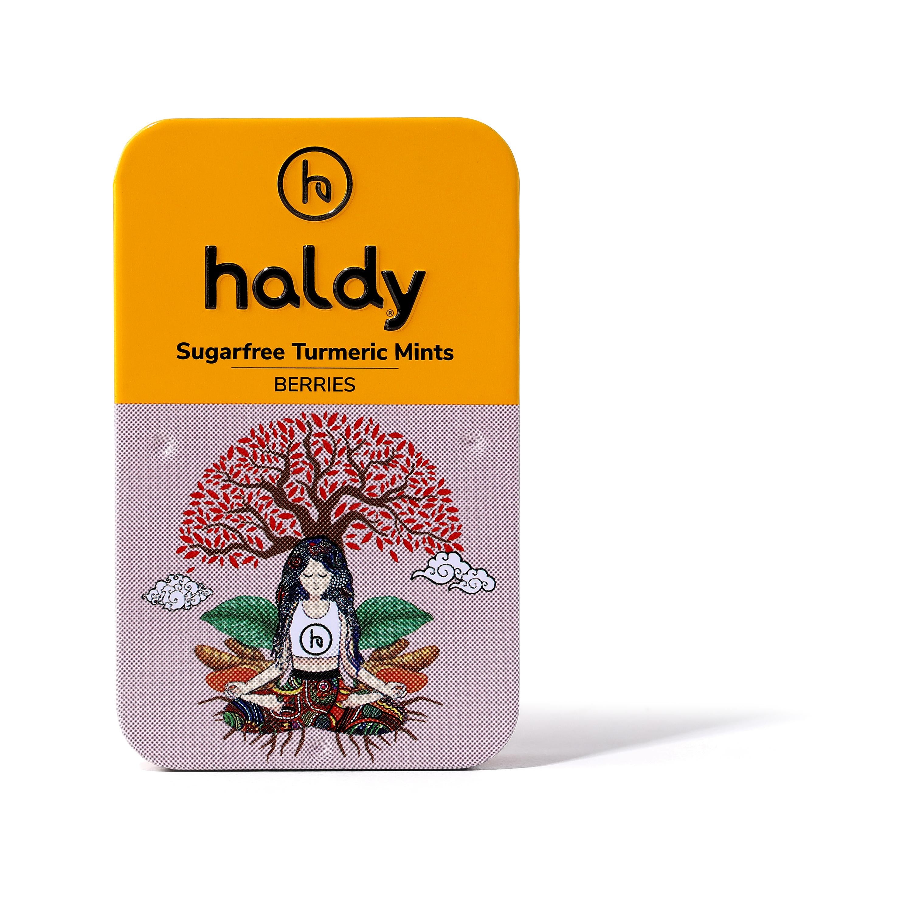 HALDY | Sugarfree Turmeric Mints - Berries (Single Pack)