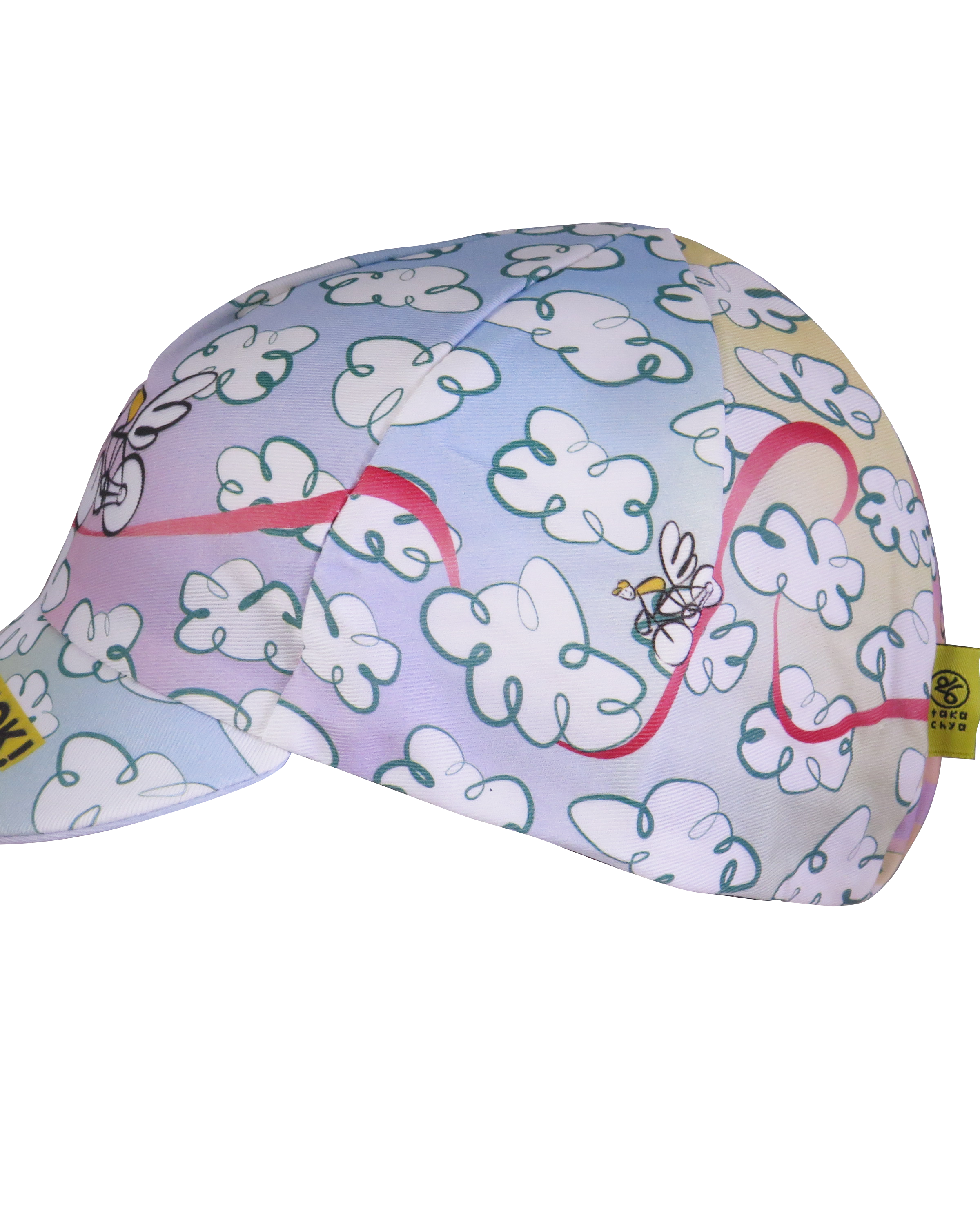 A DESIGN BY TAKACHYA | Cycling Cap - Flying Unicorn Psychedelic