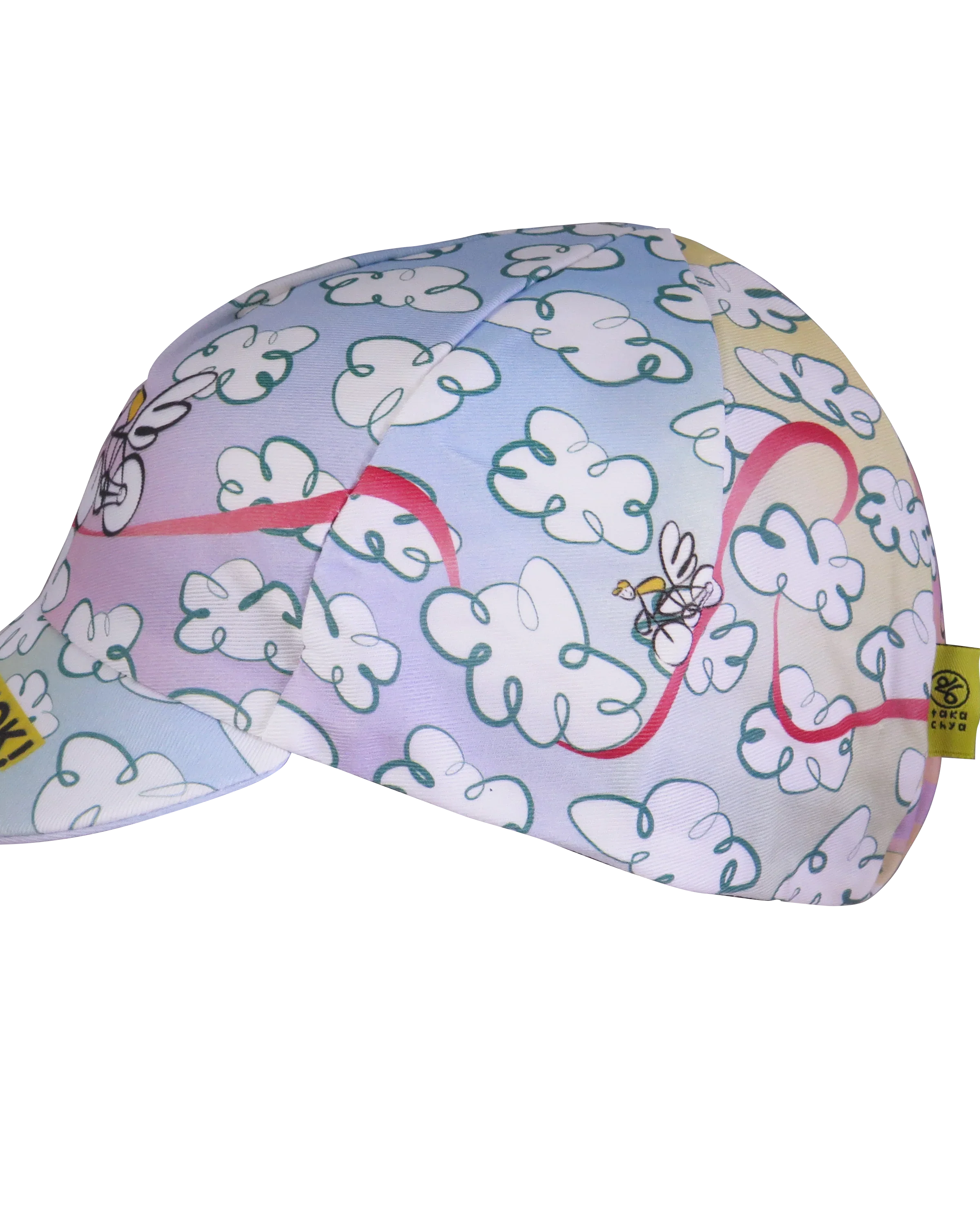 A DESIGN BY TAKACHYA | Cycling Cap - Flying Unicorn Psychedelic