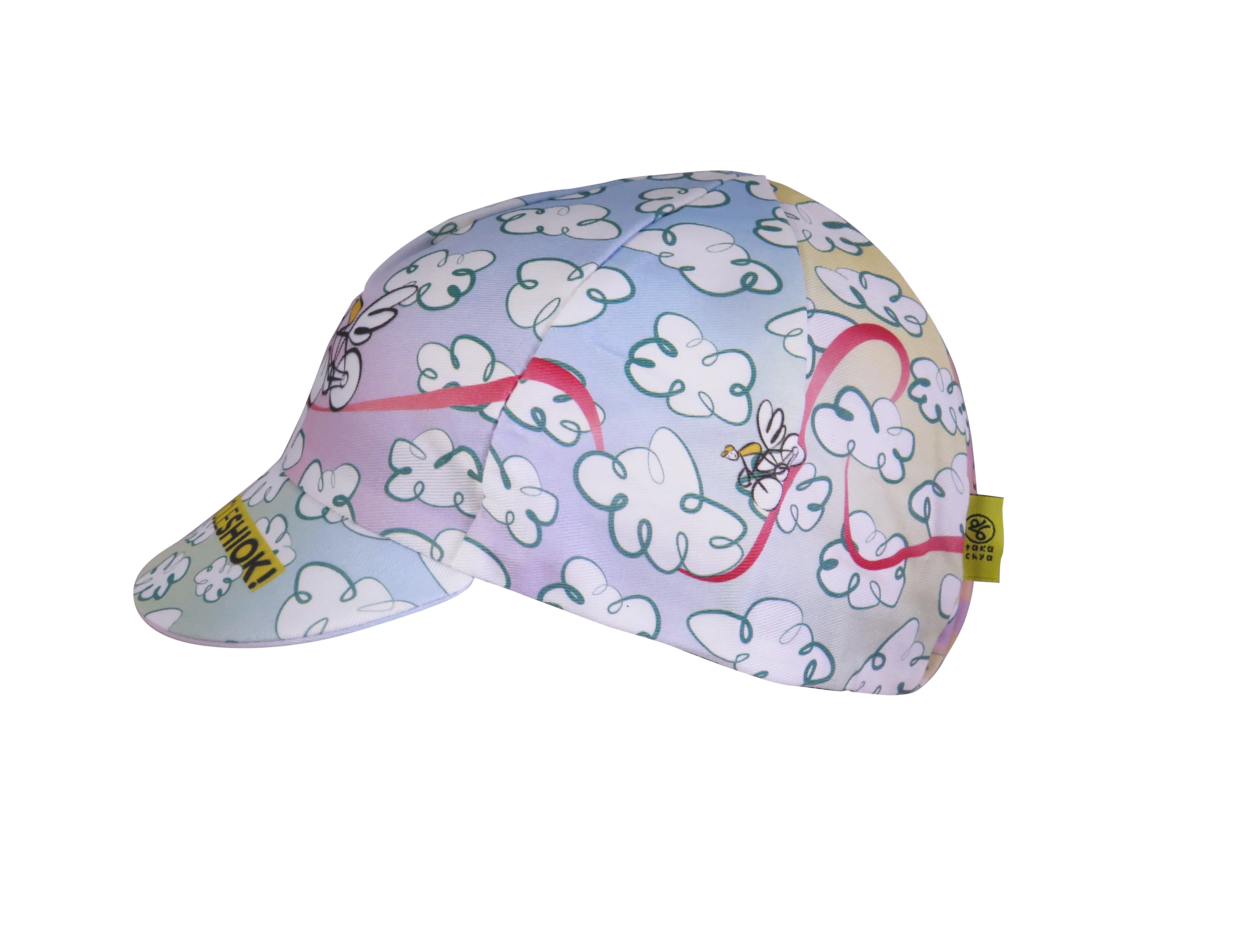 A DESIGN BY TAKACHYA | Cycling Cap - Flying Unicorn Psychedelic