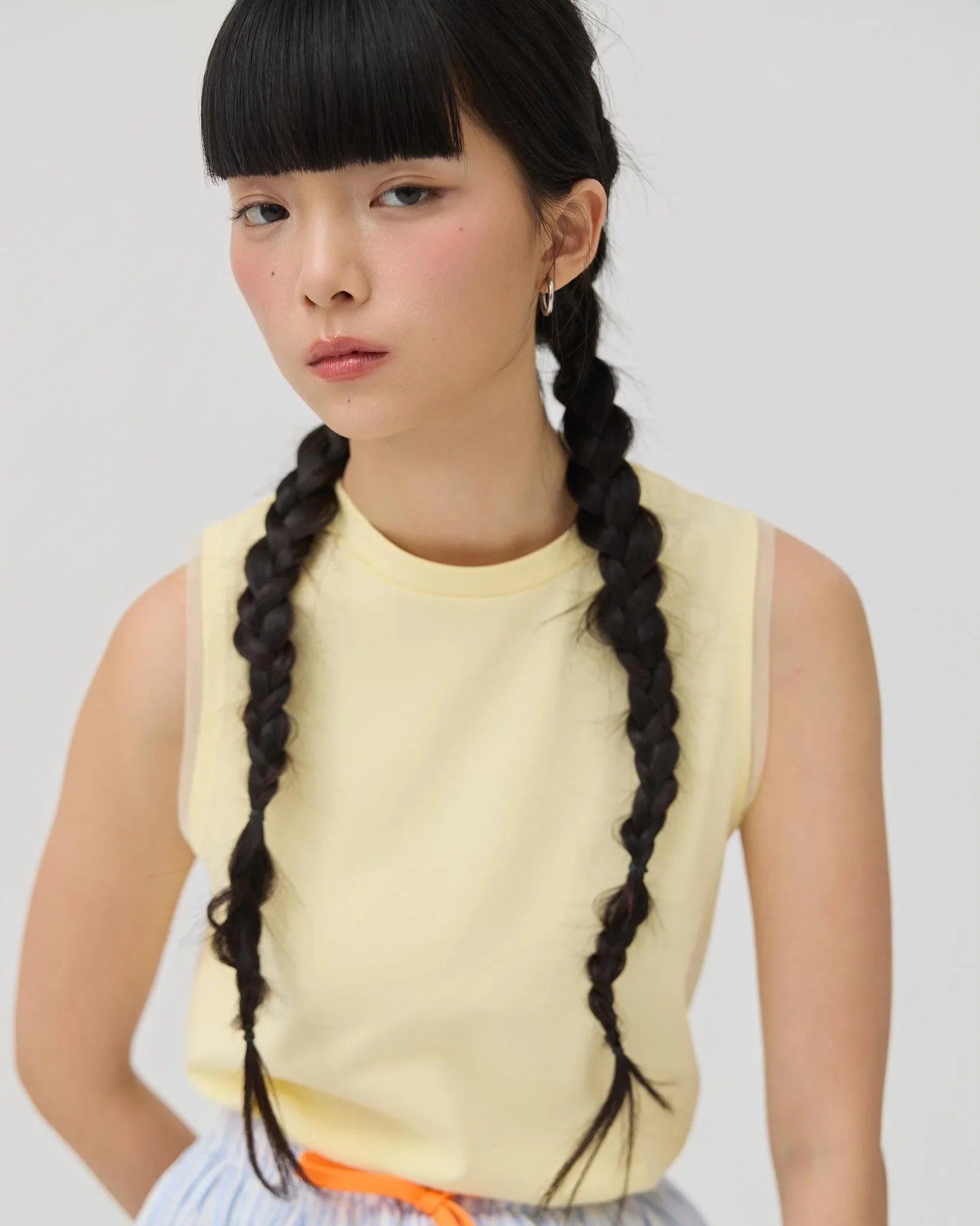 3EIGHTH | Kumo Muscle Tank | Butter Yellow