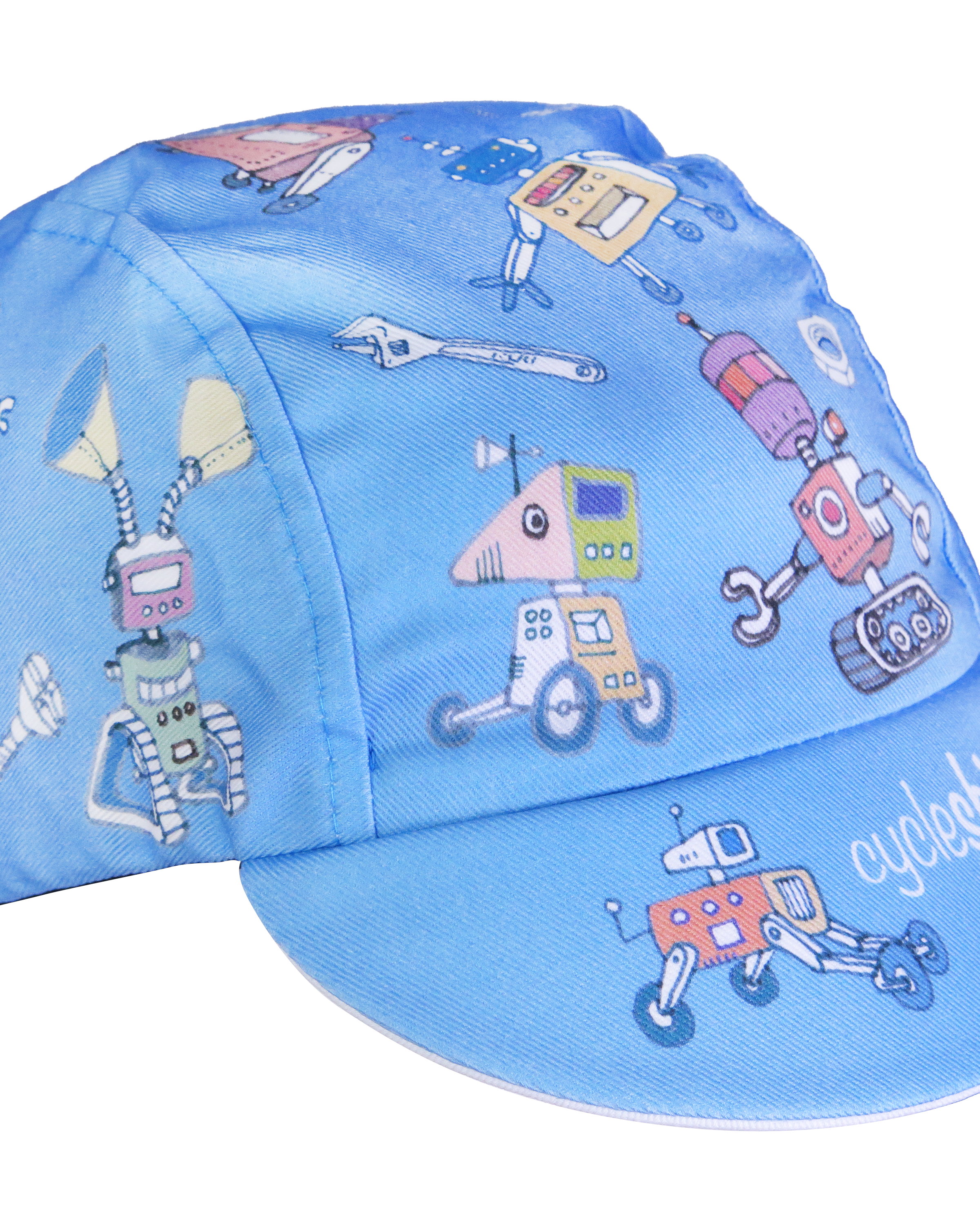 A DESIGN BY TAKACHYA | Faizal Caricatures x TKC Blue Robot Cycling Cap