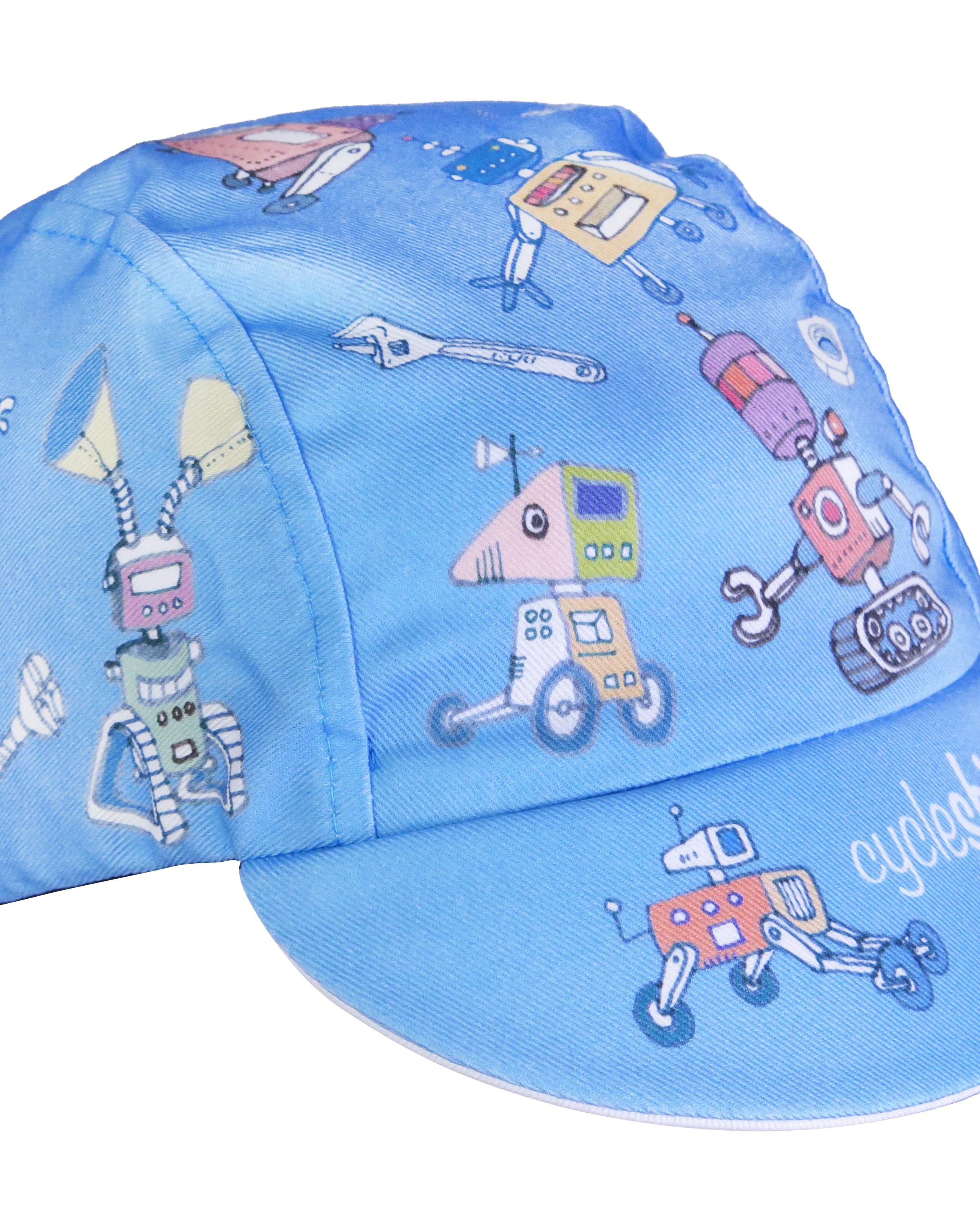 A DESIGN BY TAKACHYA | Faizal Caricatures x TKC Blue Robot Cycling Cap