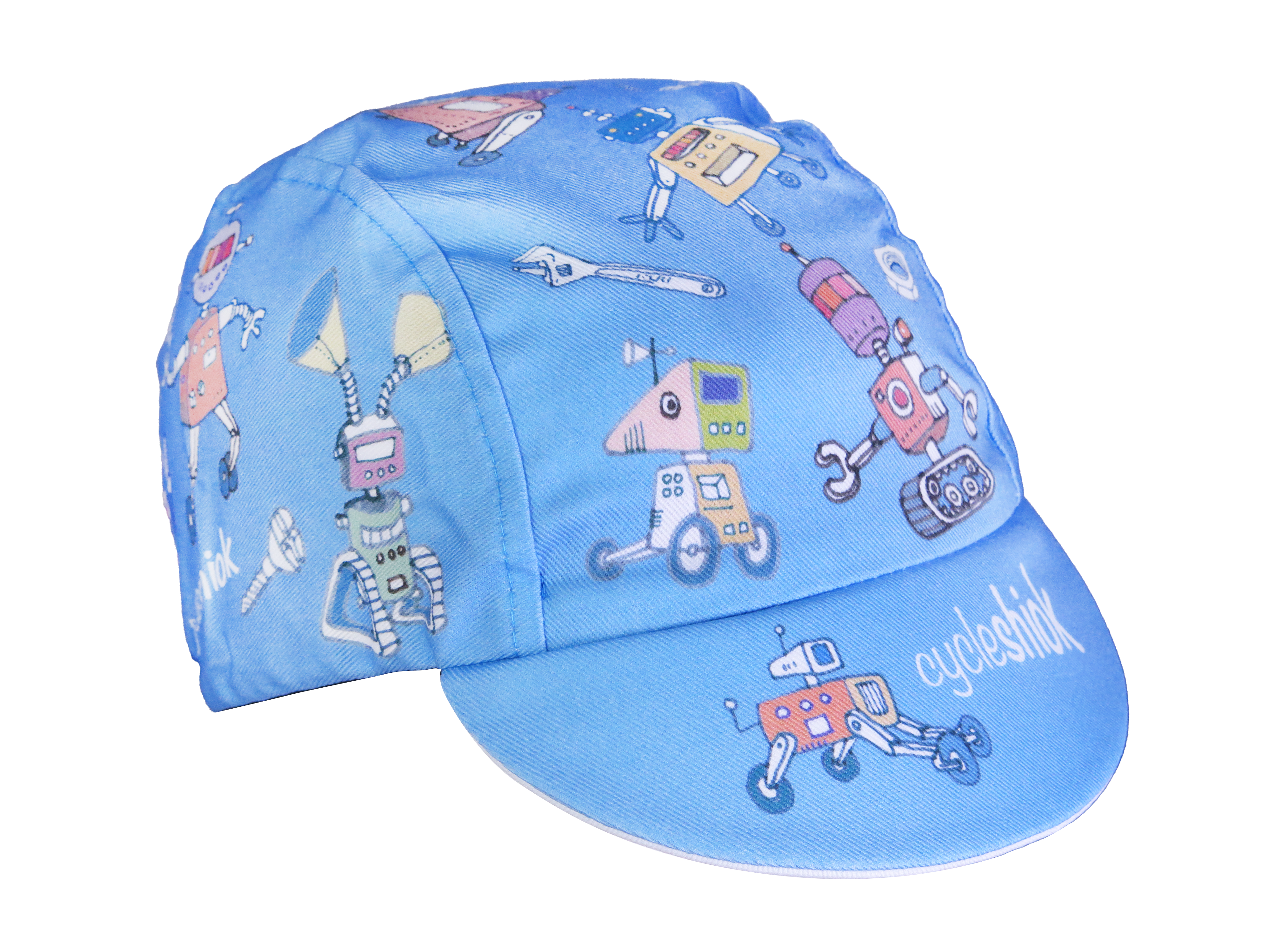 A DESIGN BY TAKACHYA | Faizal Caricatures x TKC Blue Robot Cycling Cap