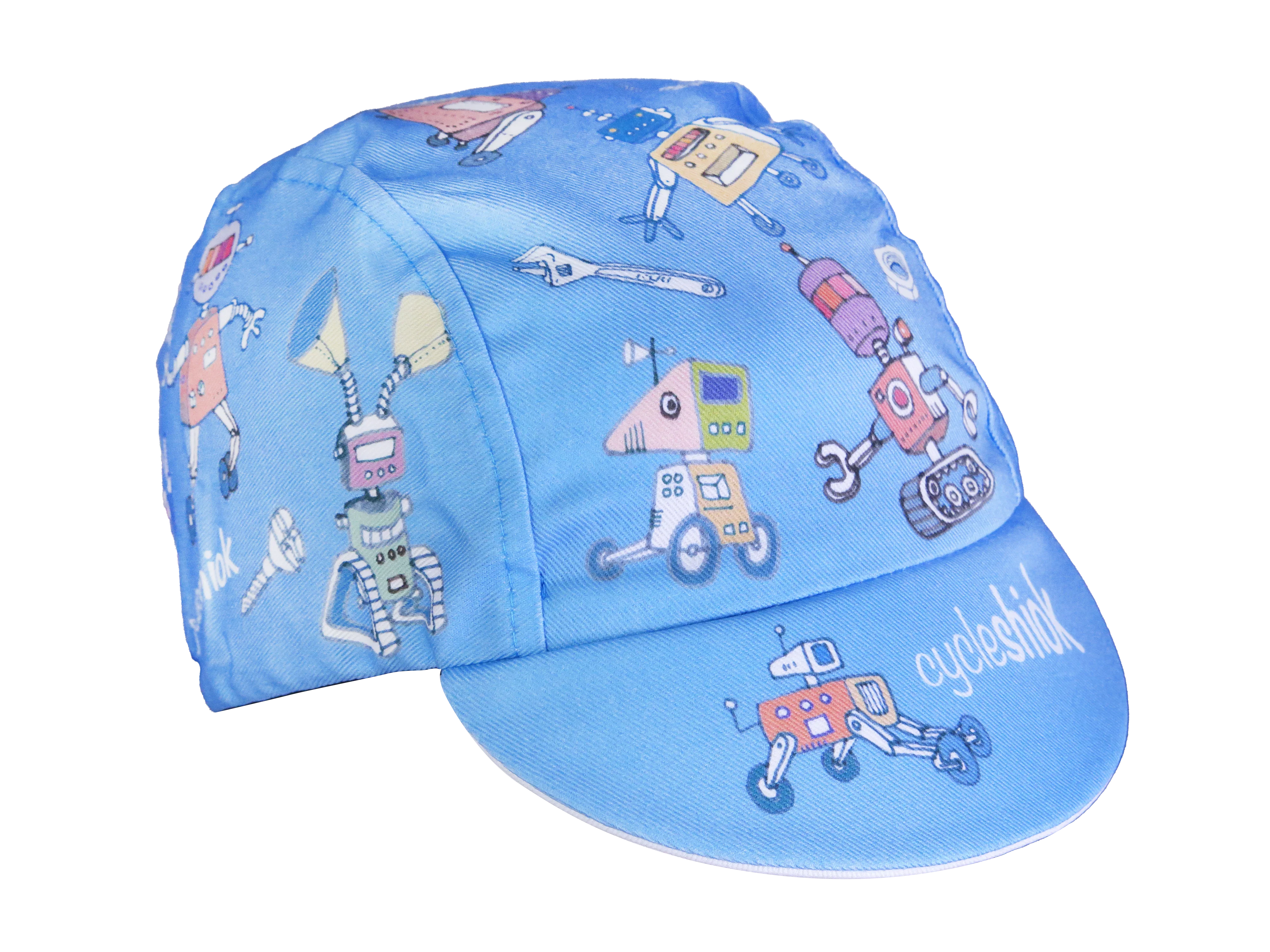 A DESIGN BY TAKACHYA | Faizal Caricatures x TKC Blue Robot Cycling Cap