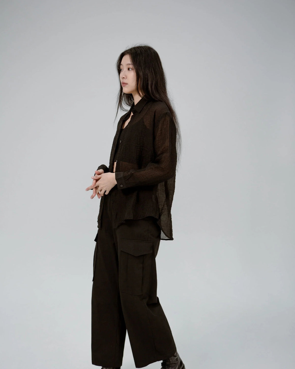 SAERO COLLECTIVE | Tencel Top | Black