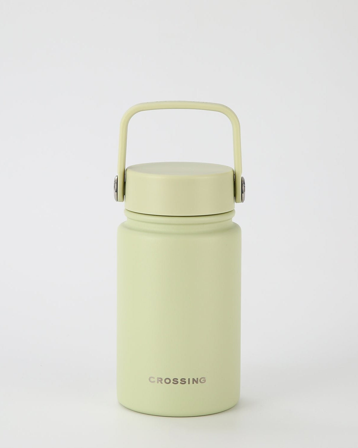 CROSSING | 400ml Urban Ceramic S/S Insulated Flat Cap Bottle With Handle