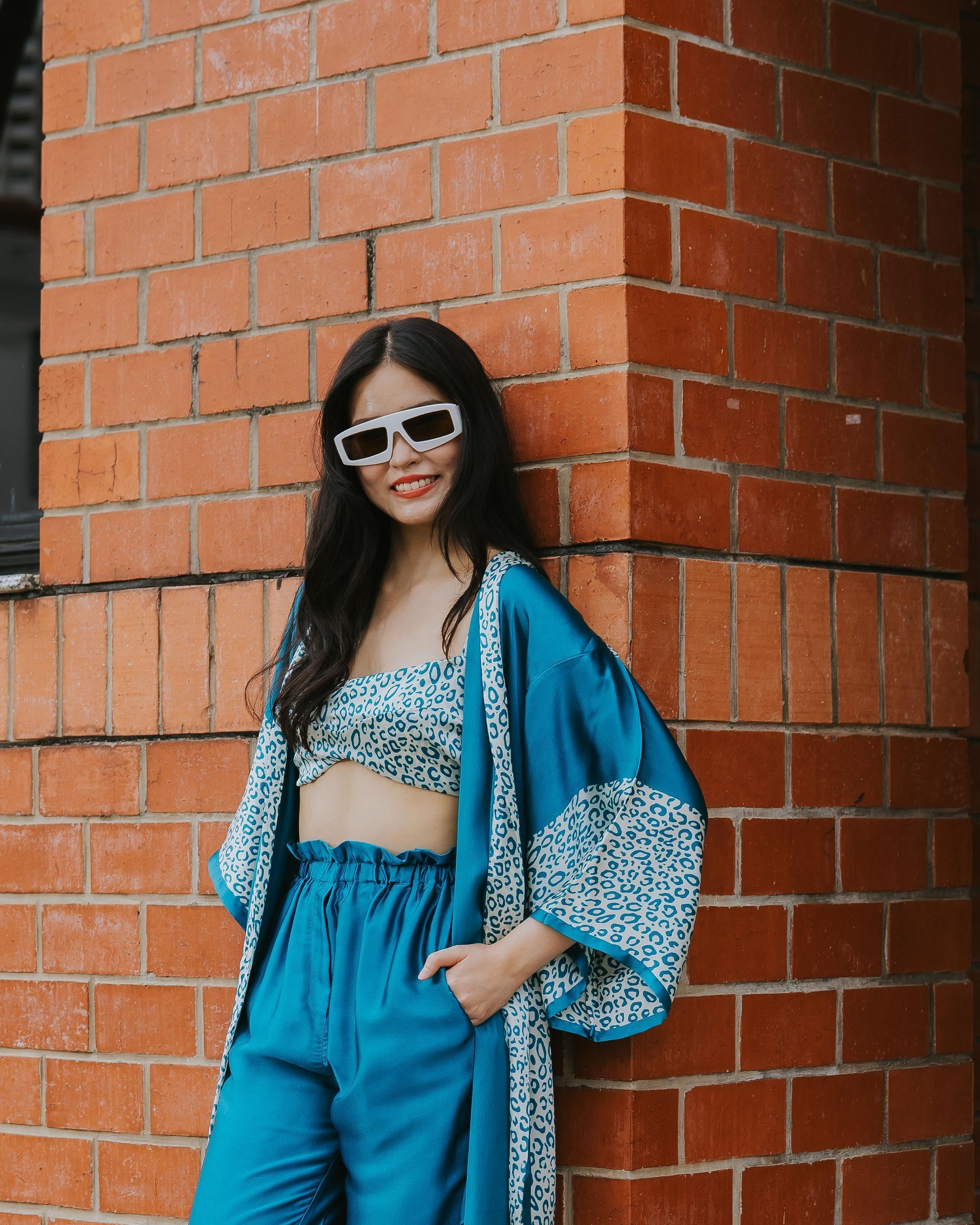 RAJA RANI | Modal Silk Long Kimono