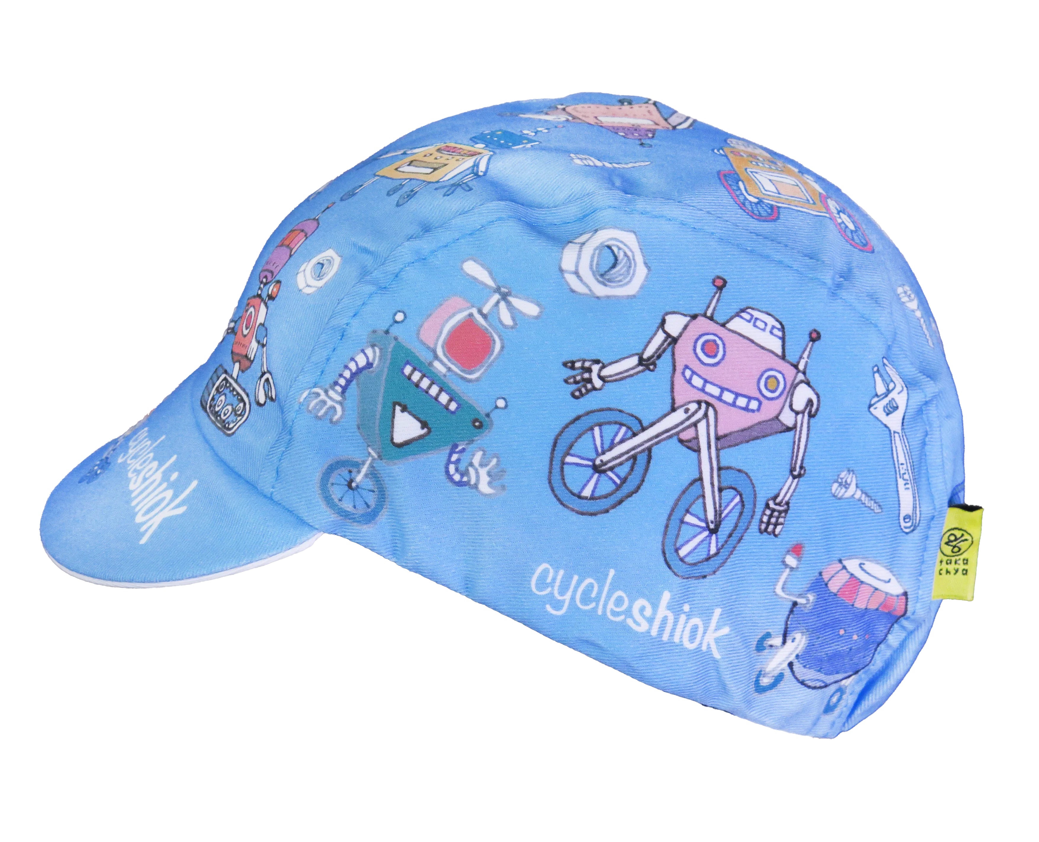 A DESIGN BY TAKACHYA | Faizal Caricatures x TKC Blue Robot Cycling Cap
