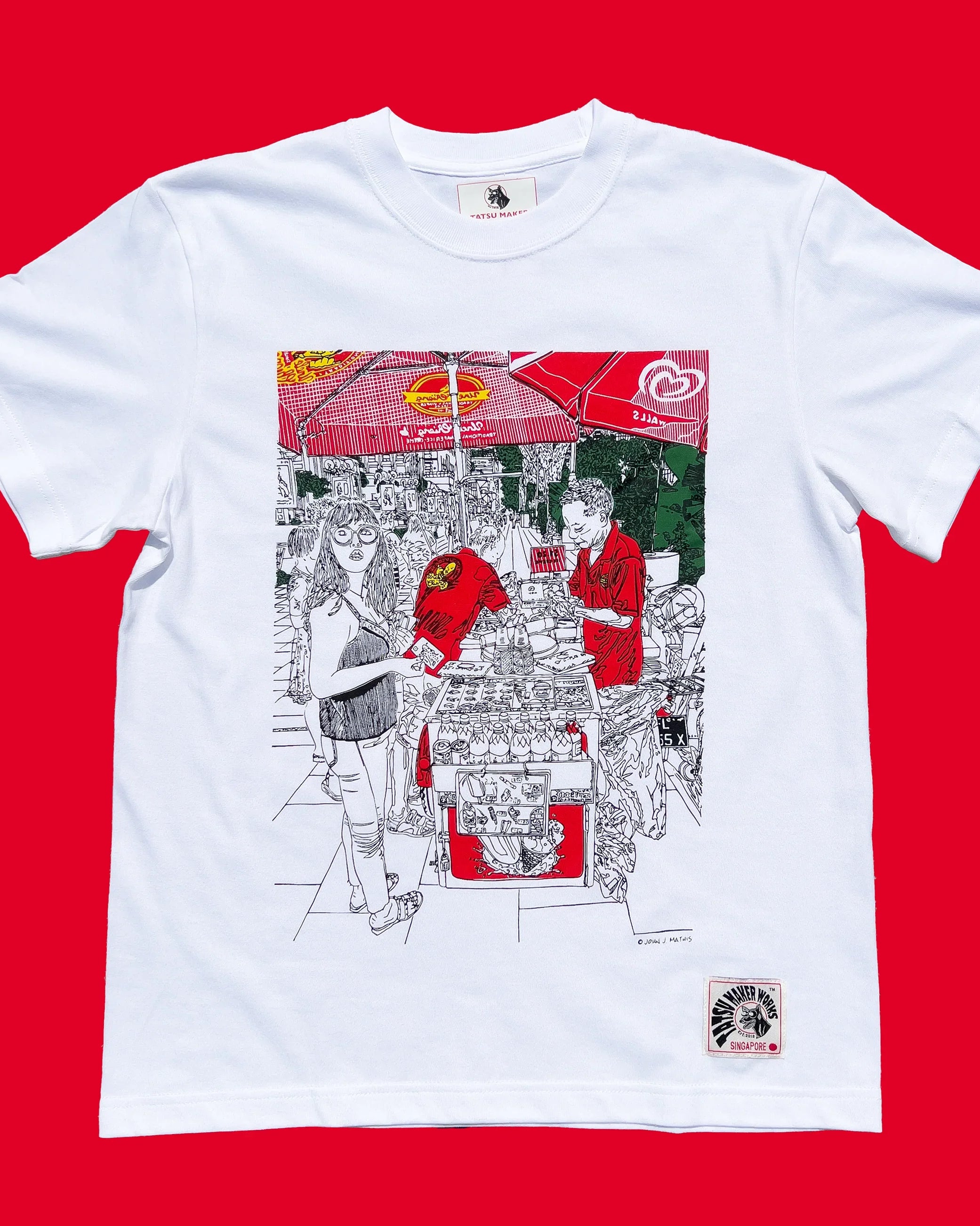 TATSU MAKER WORKS | Uncle Chieng Traditional & Wafer Ice-Crème T-Shirt