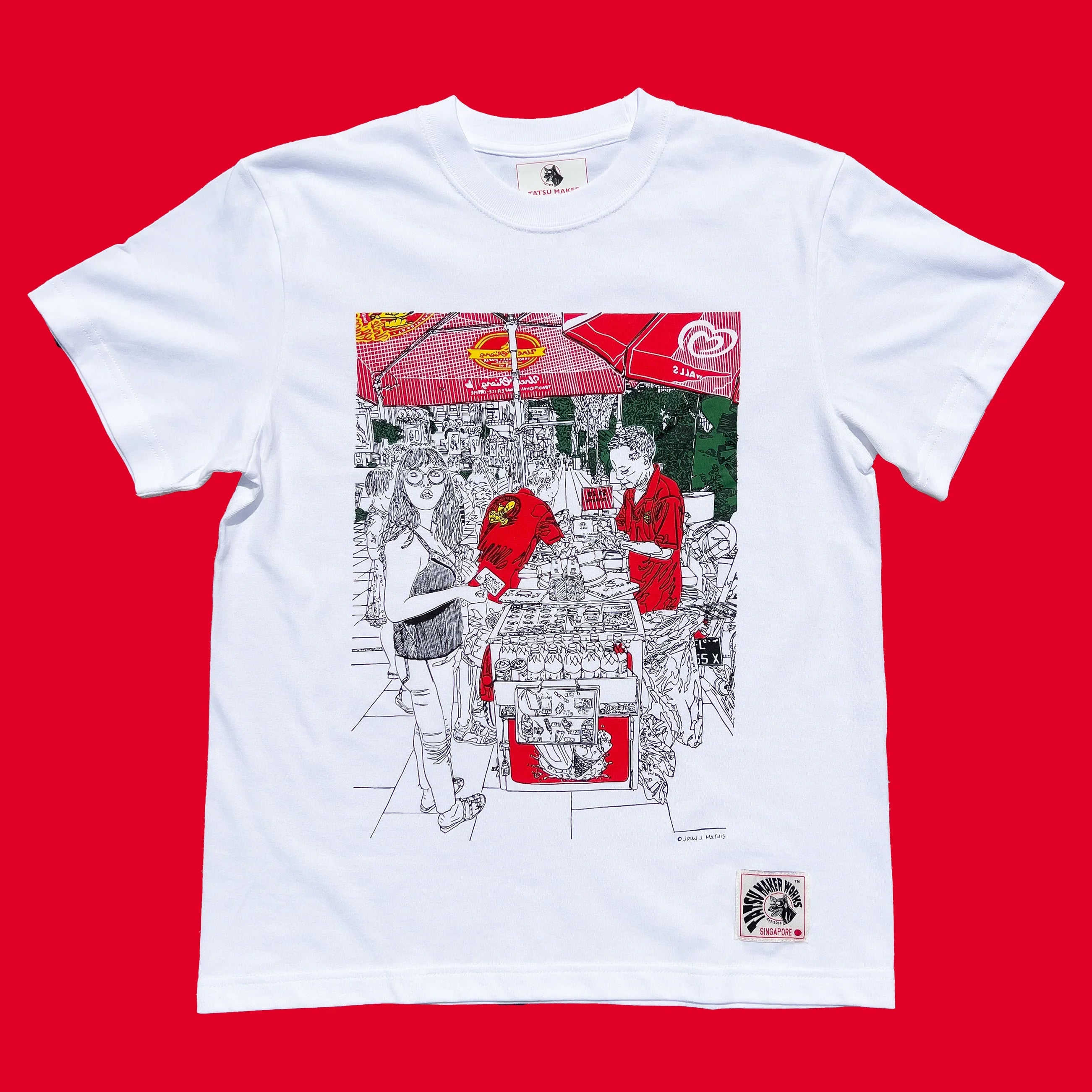 TATSU MAKER WORKS | Uncle Chieng Traditional & Wafer Ice-Crème T-Shirt