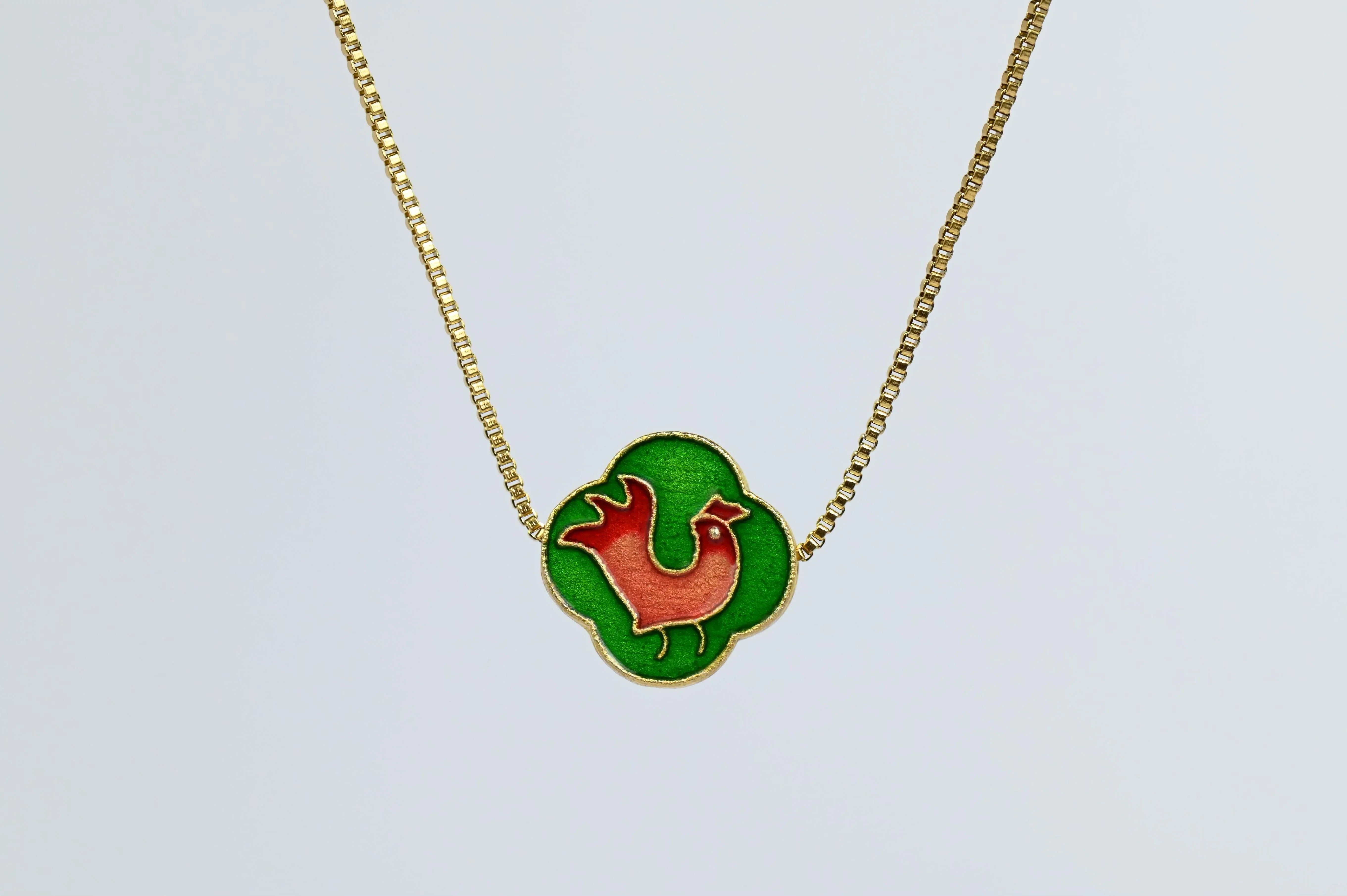 MARILYN TAN JEWELLERY | Lucky Zodiac Gold Chain Pendant Necklace With Enamel Charm