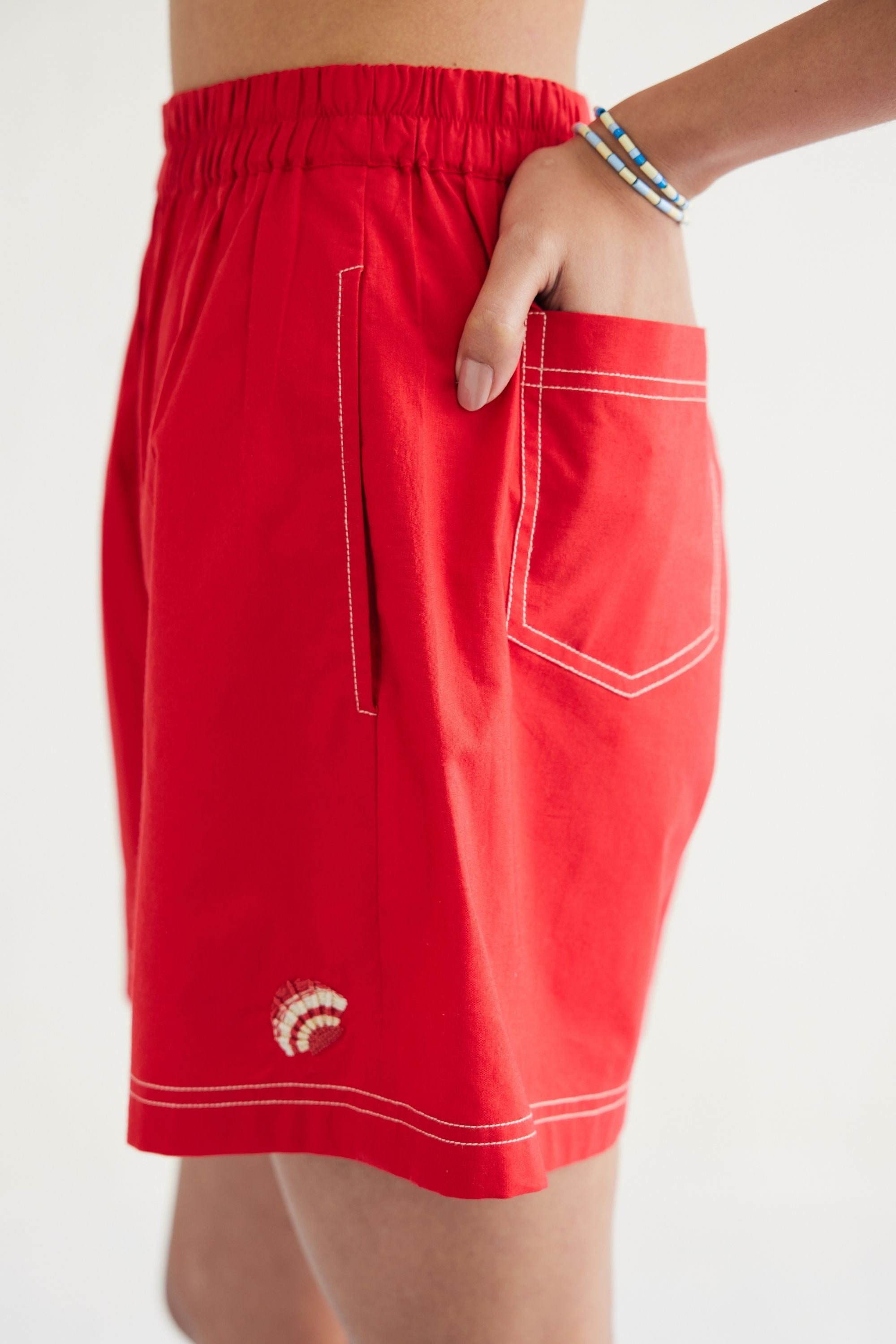 SUI | Seashell Summer Organic Cotton Classic Shorts