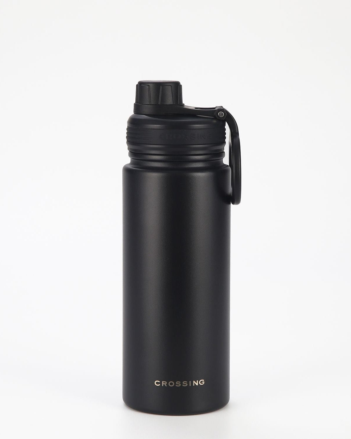 CROSSING | 600ml Urban Ceramic S/S Insulated Screw Cap Sports Bottle With Handle