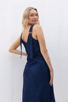 OLIVE BASICS | Rachel Reversible Denim Dress