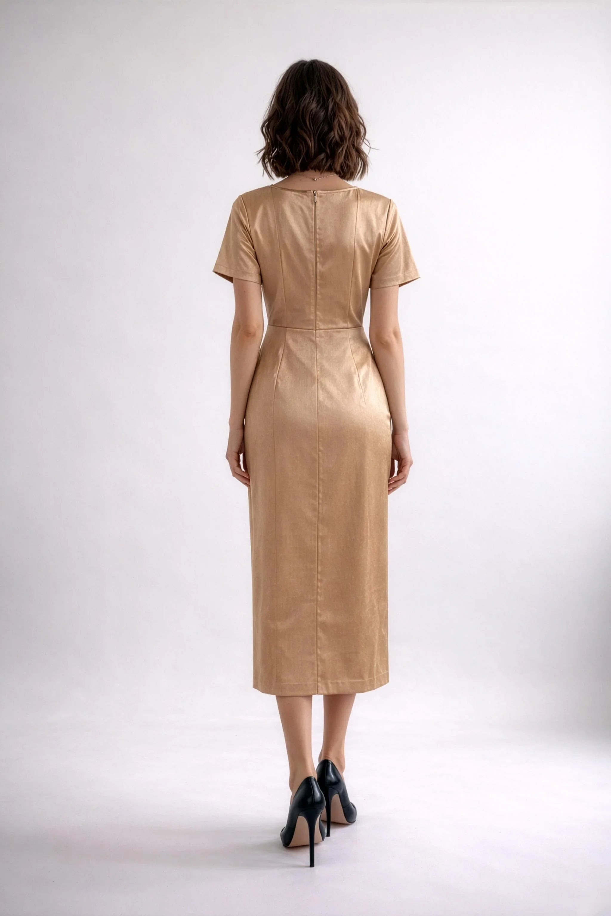 WOLF & BYRD | Golden Current Dress