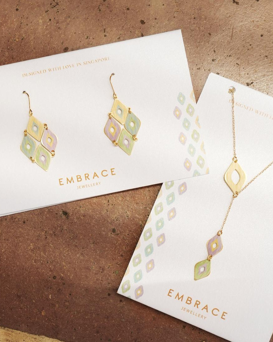 EMBRACE JEWELLERY | Diamond Ikat Necklace