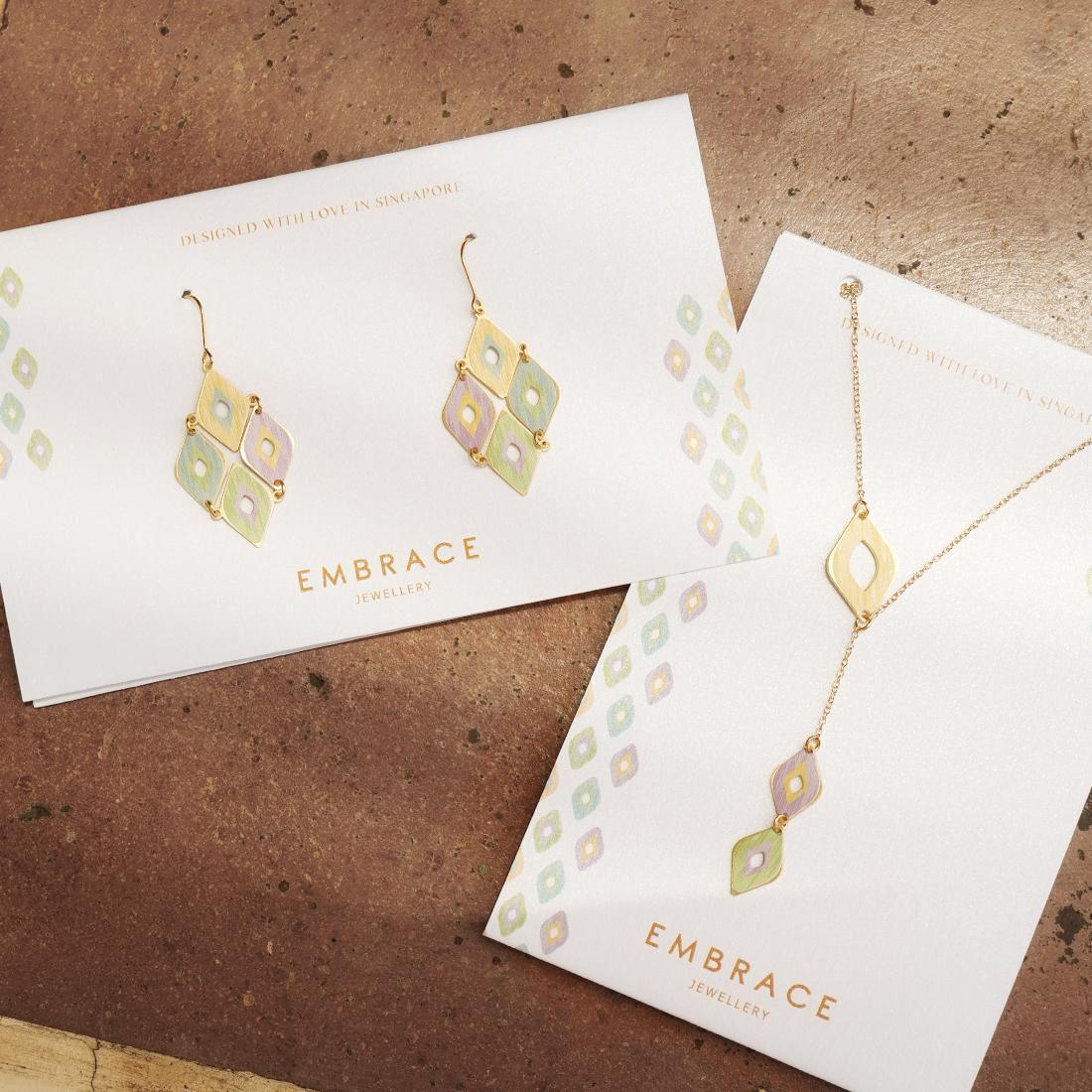 EMBRACE JEWELLERY | Diamond Ikat Necklace