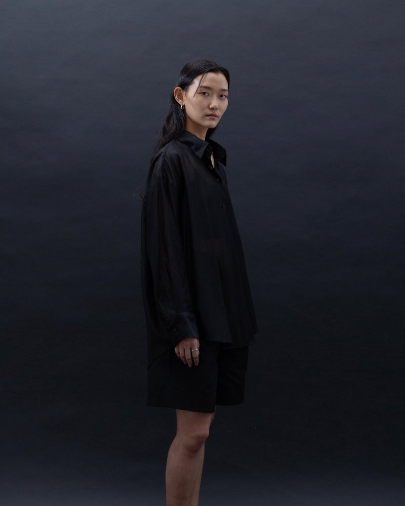 SAERO COLLECTIVE | Malgeun Tencel Shirt | Black