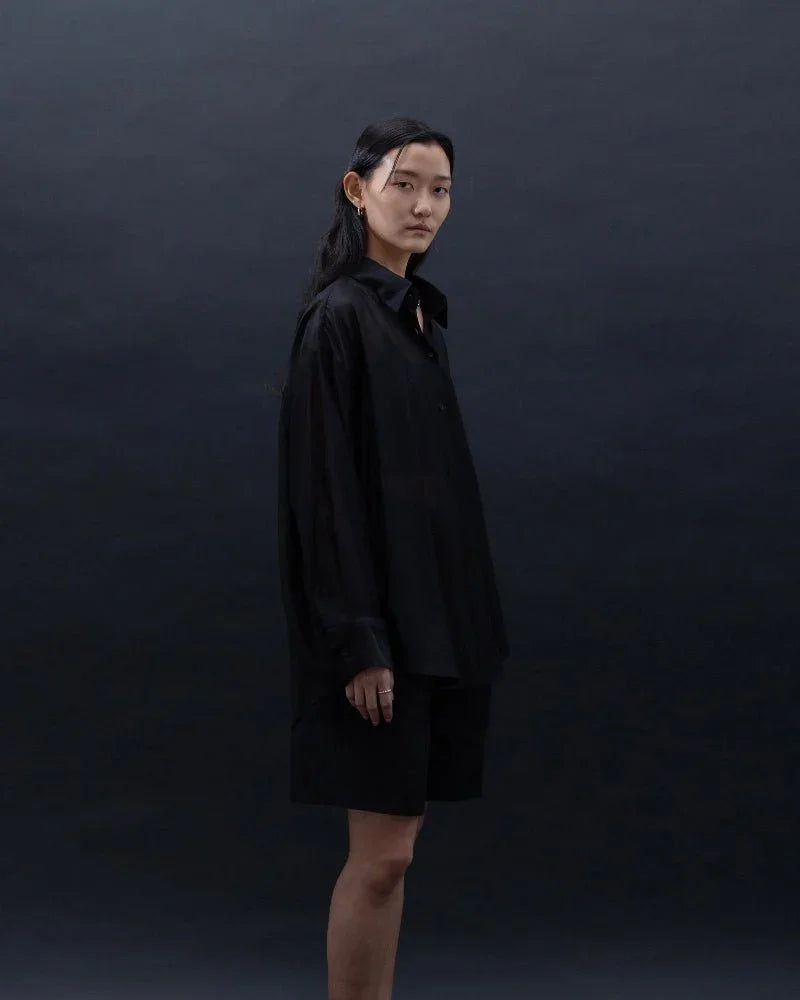 SAERO COLLECTIVE | Malgeun Tencel Shirt | Black