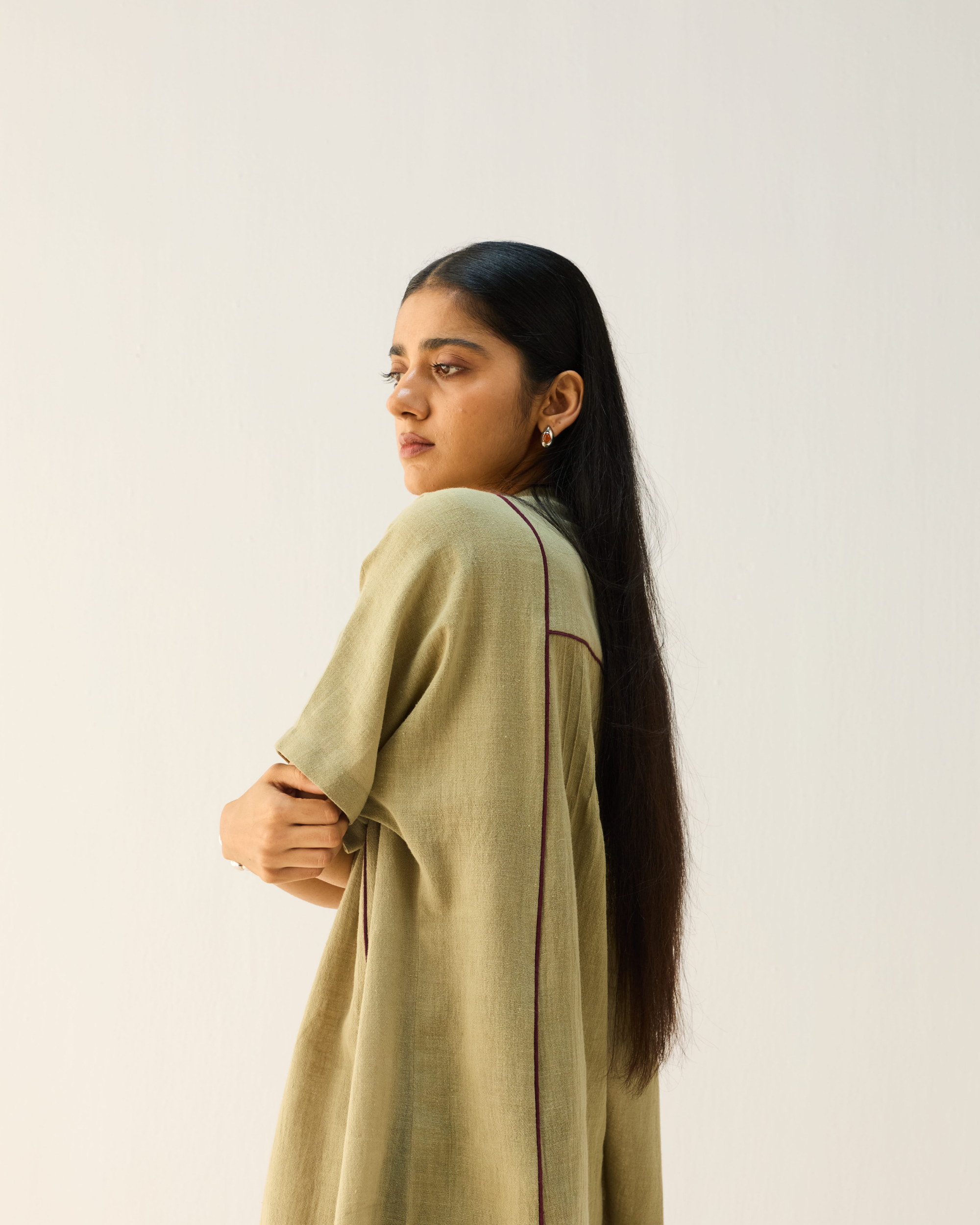 SUI | Bold Heart Handspun Handwoven Organic Cotton Shirt