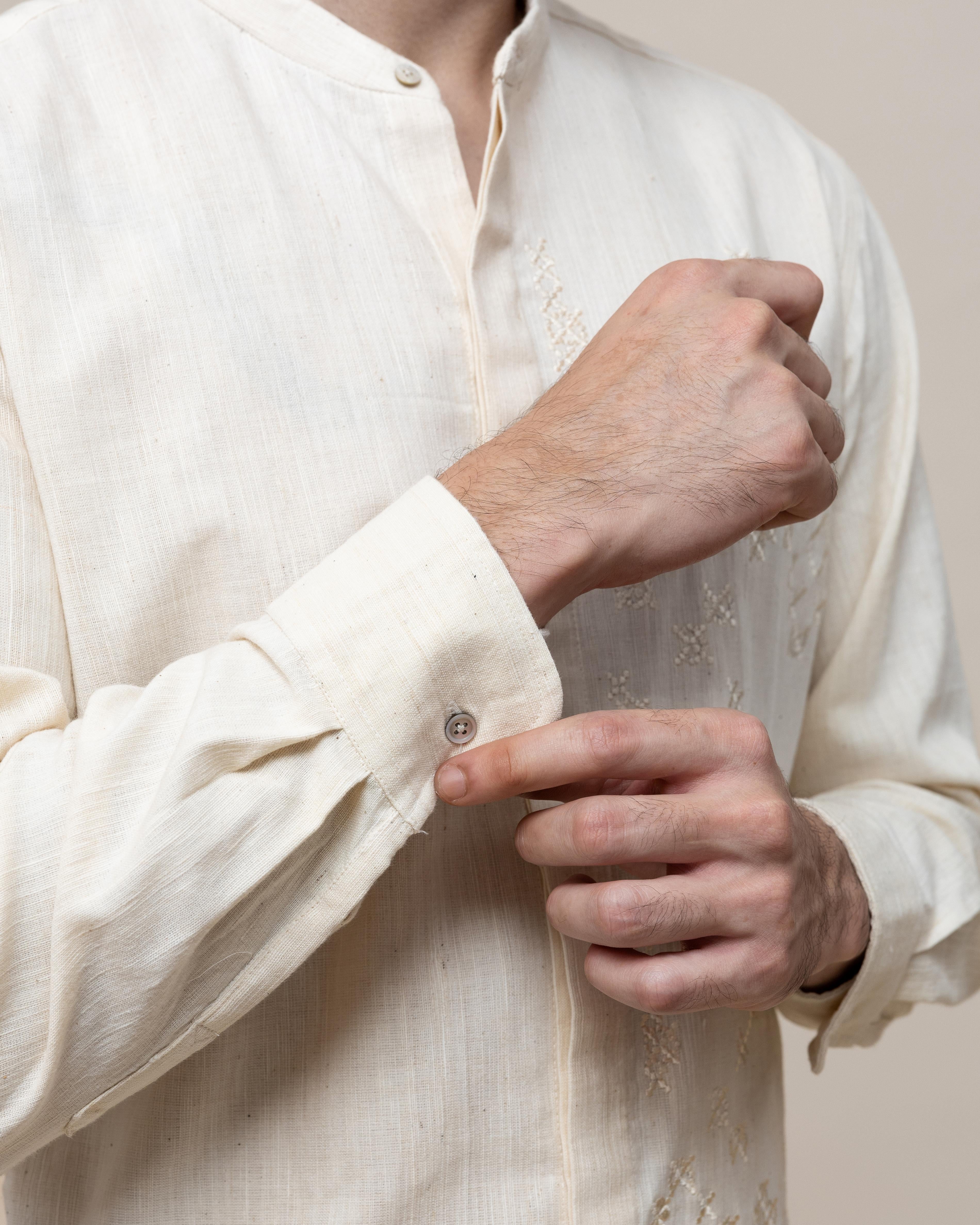 SUKKHA CITTA | KAPAS - Embroidered Fitted Shirt