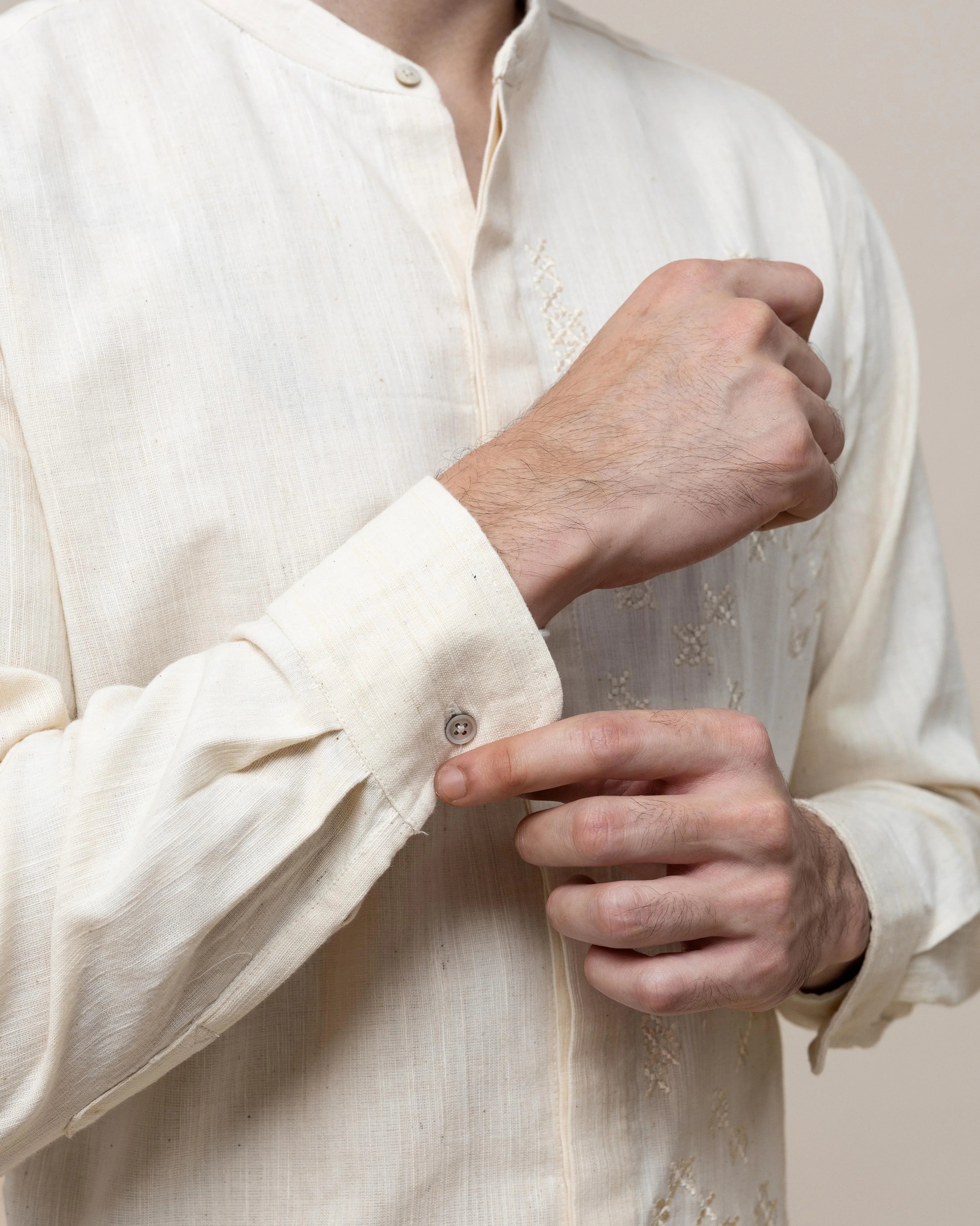 SUKKHA CITTA | KAPAS - Embroidered Fitted Shirt