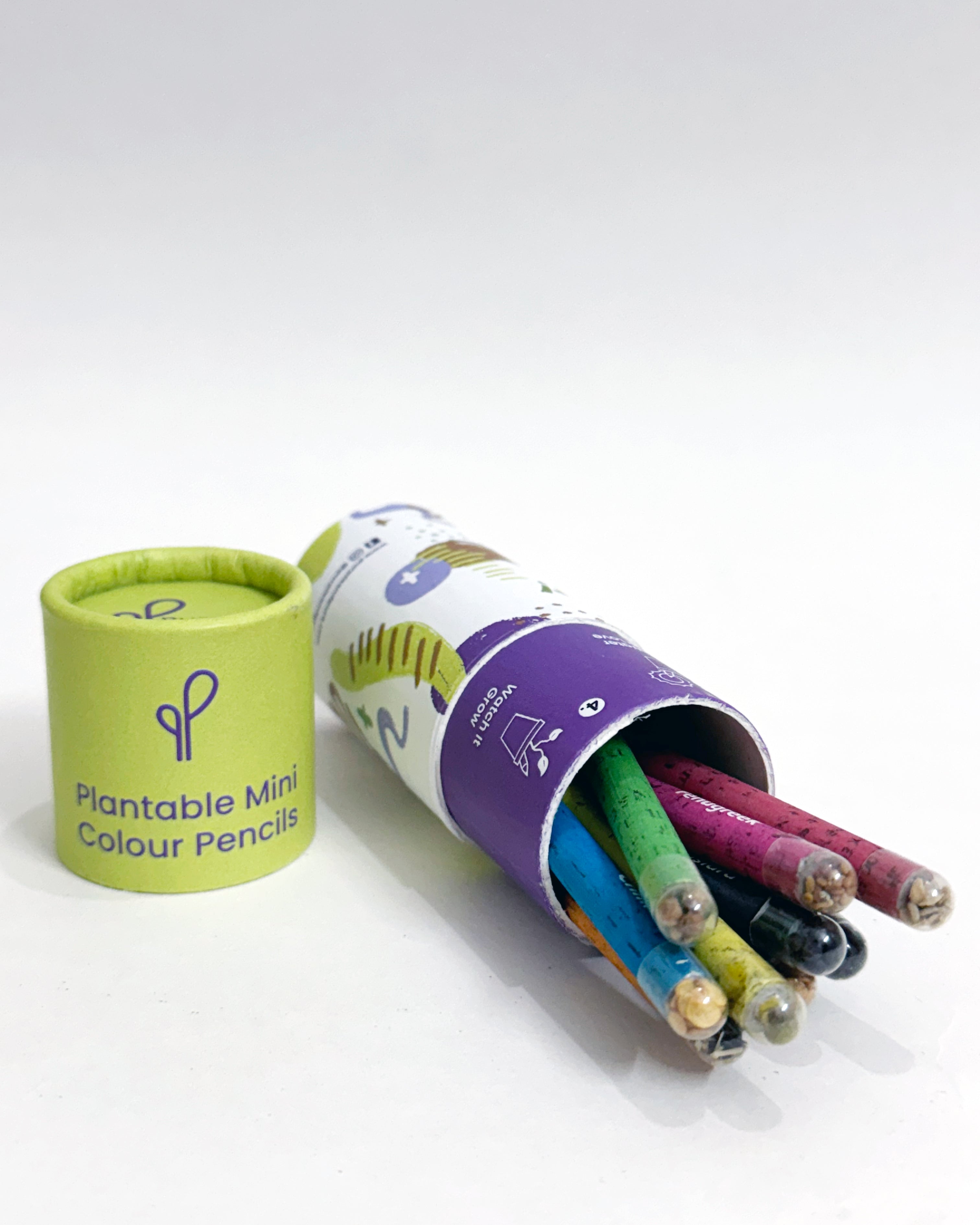 PURPLE AND PURE | Plantable Seed Coloured Pencils (Set of 10)