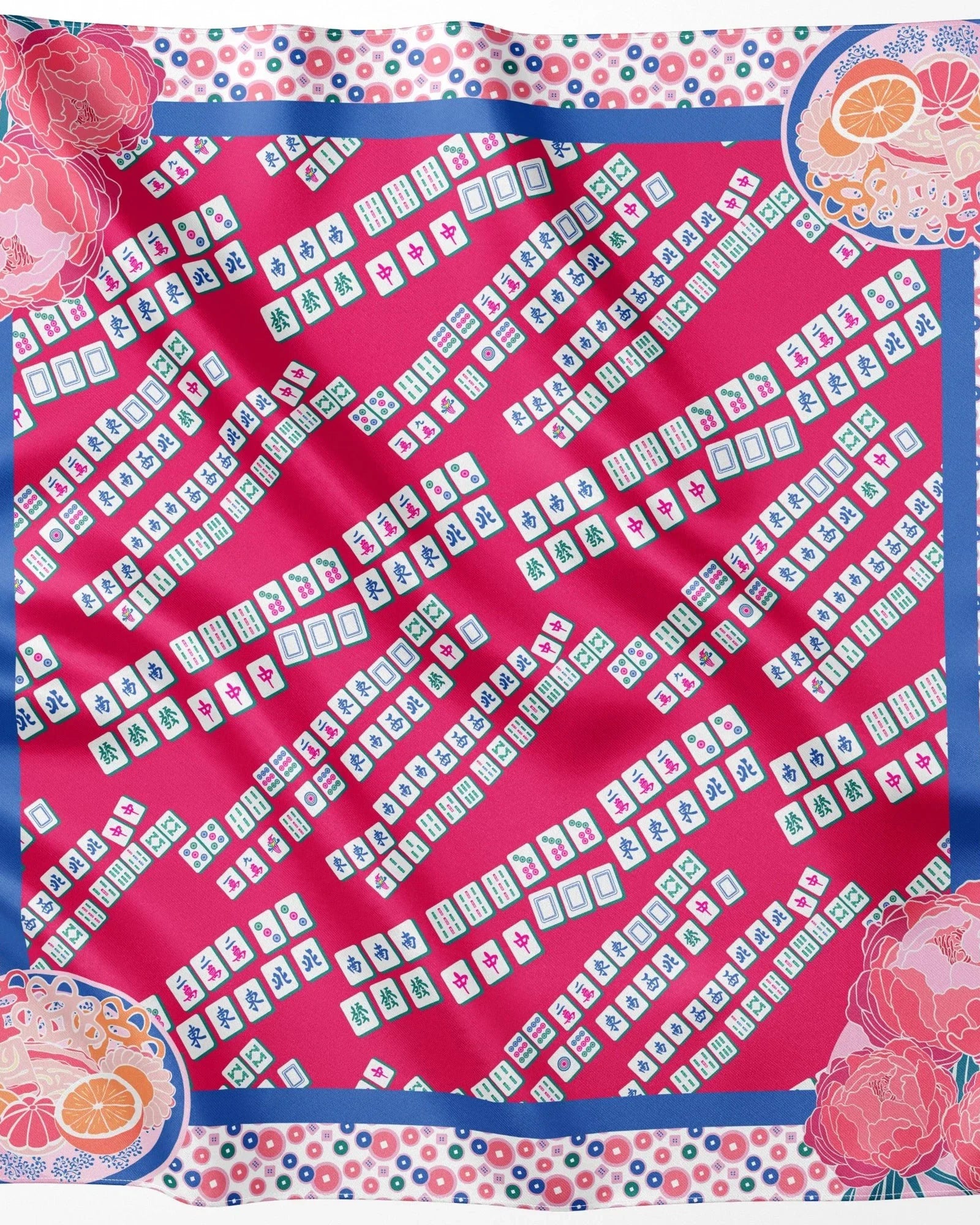 BINARY STYLE | Aunty's Winning Hands Premium Silk Scarf