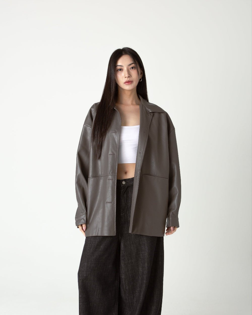 SAERO COLLECTIVE | Gajuk Oversized Jacket | Charcoal Grey