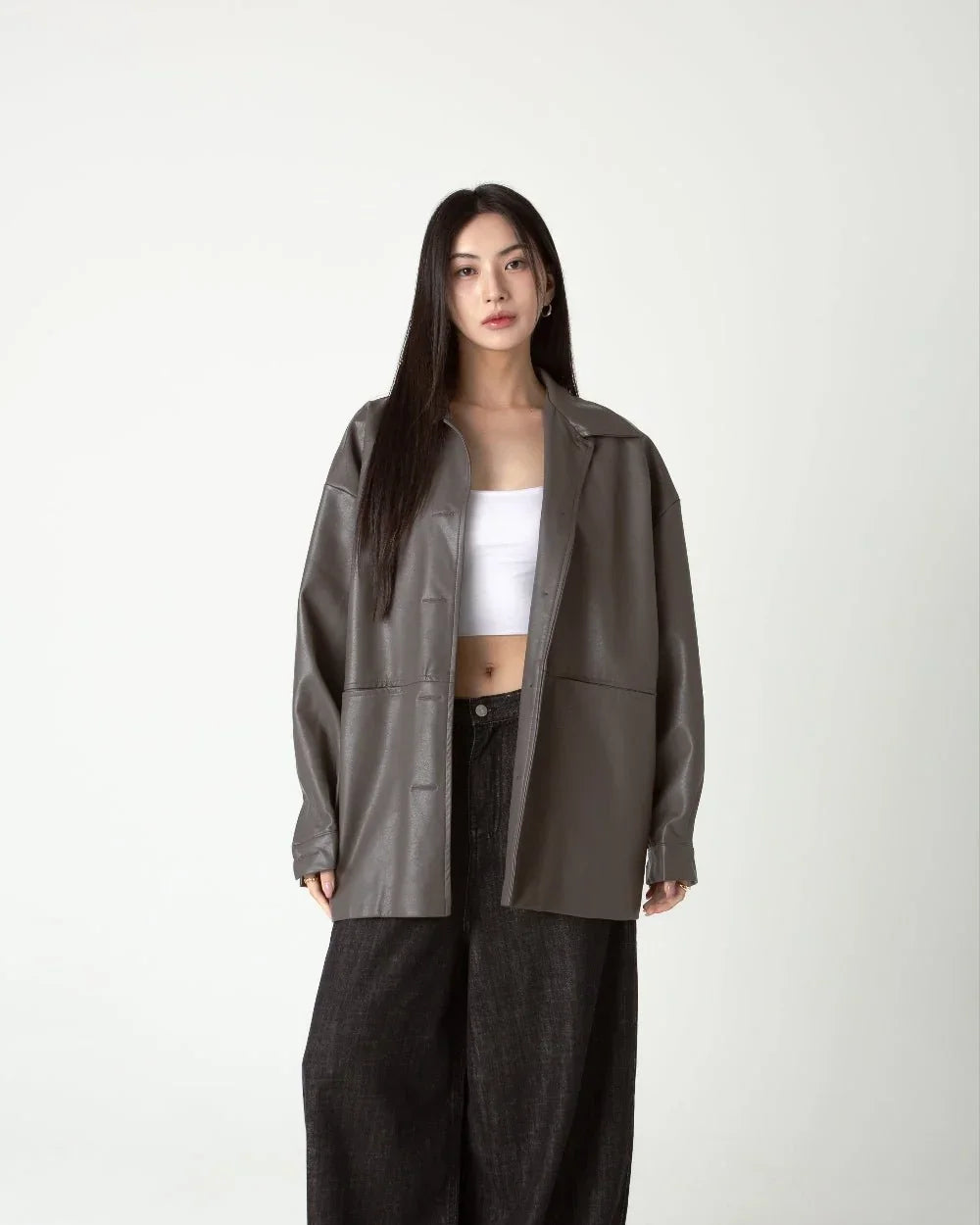 SAERO COLLECTIVE | Gajuk Oversized Jacket | Charcoal Grey