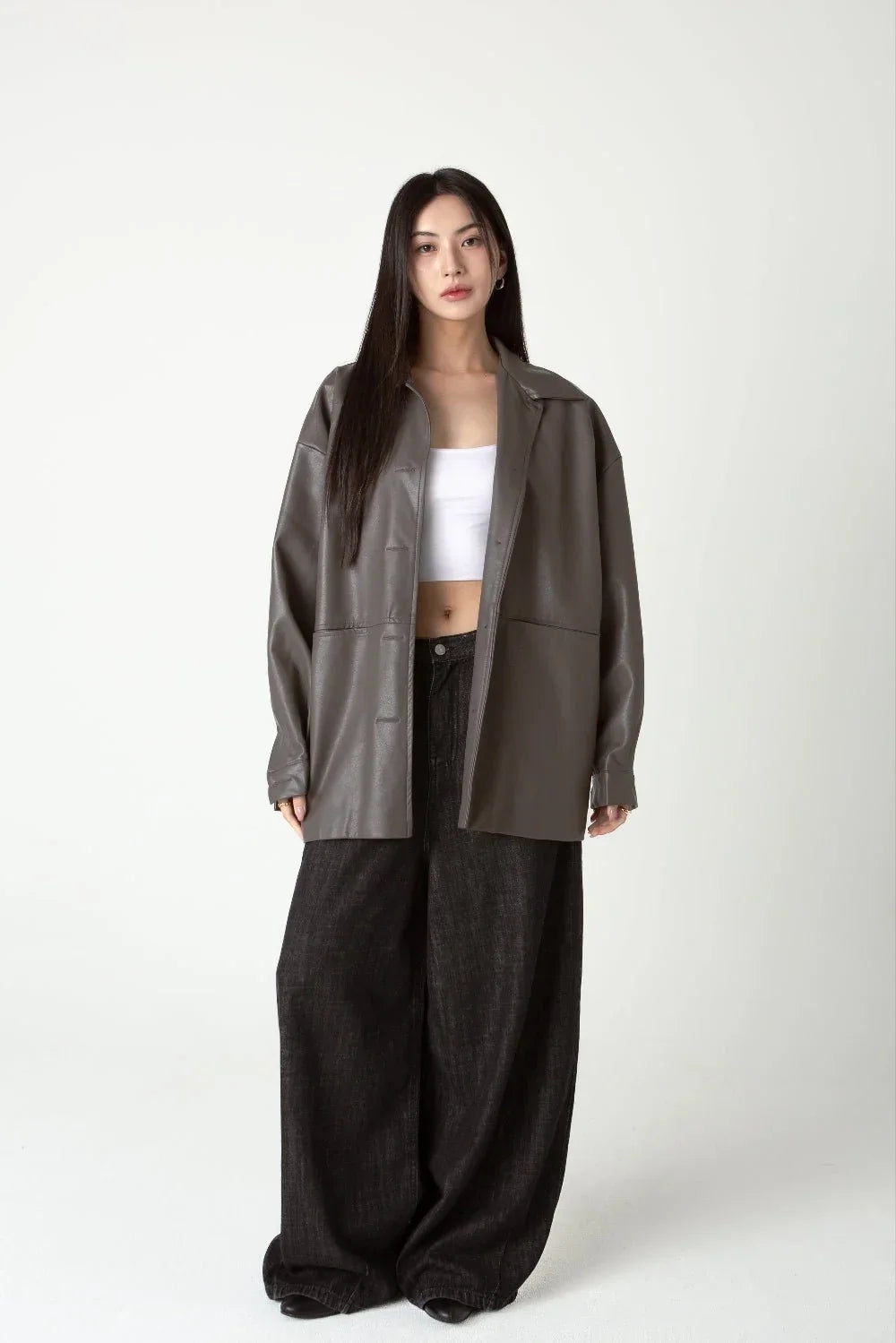 SAERO COLLECTIVE | Gajuk Oversized Jacket | Charcoal Grey