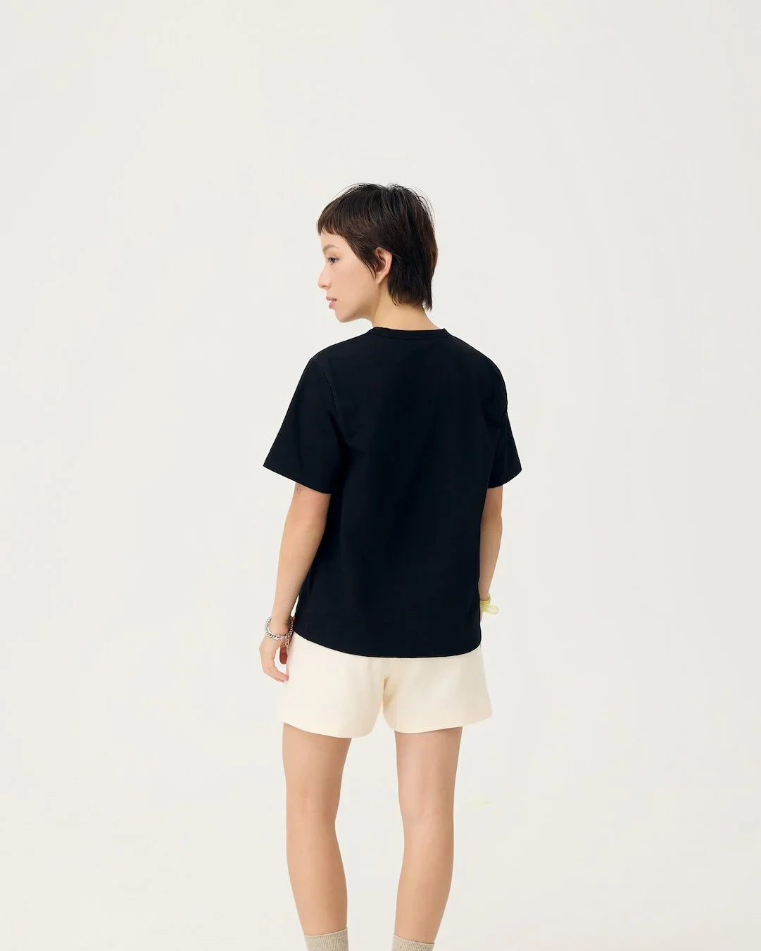 3EIGHTH | Everyday Reversible Tee in Black & Steel Grey